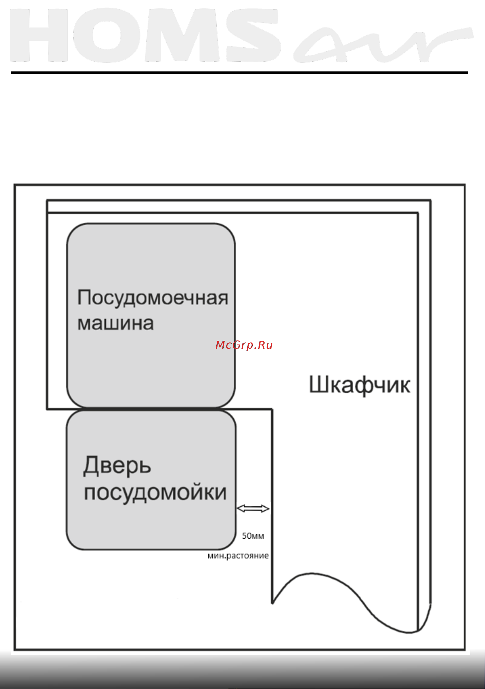 Maunfeld DW47M [15/65] Подготовка к установке