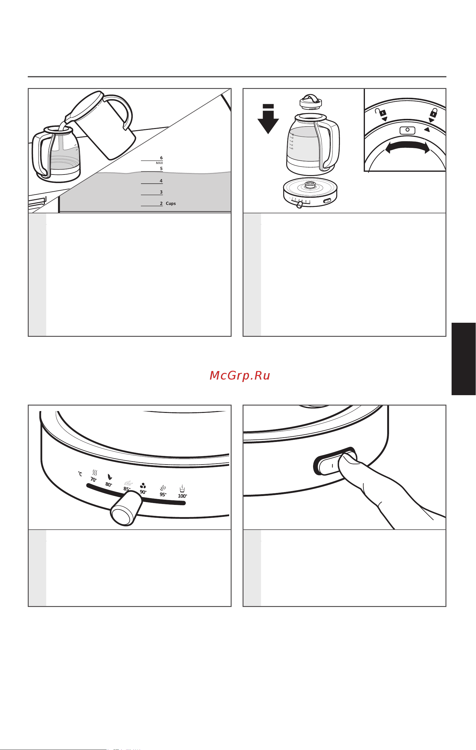 KitchenAid 5KEK1322SS (120684) [10/15] Использование стеклянного электрочайника
