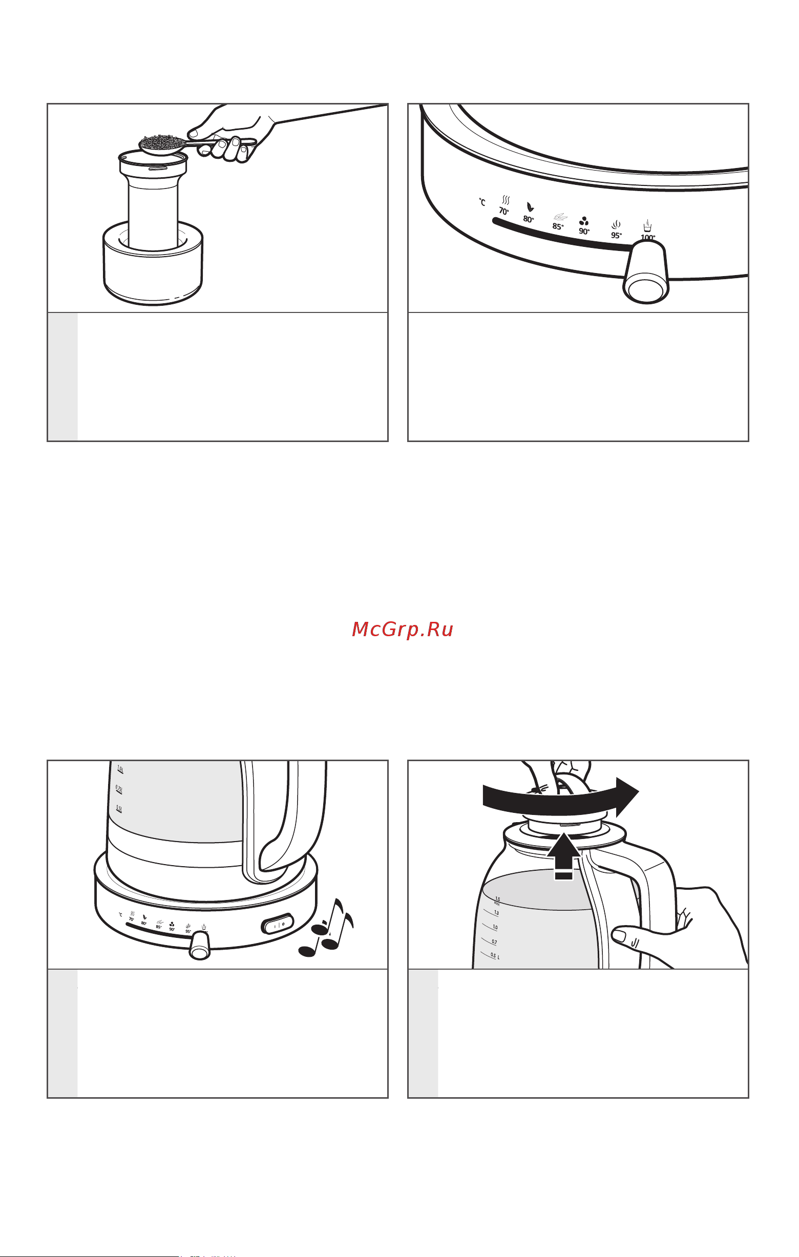 KitchenAid 5KEK1322SS (120684) [11/15] Использование стеклянного электрочайника