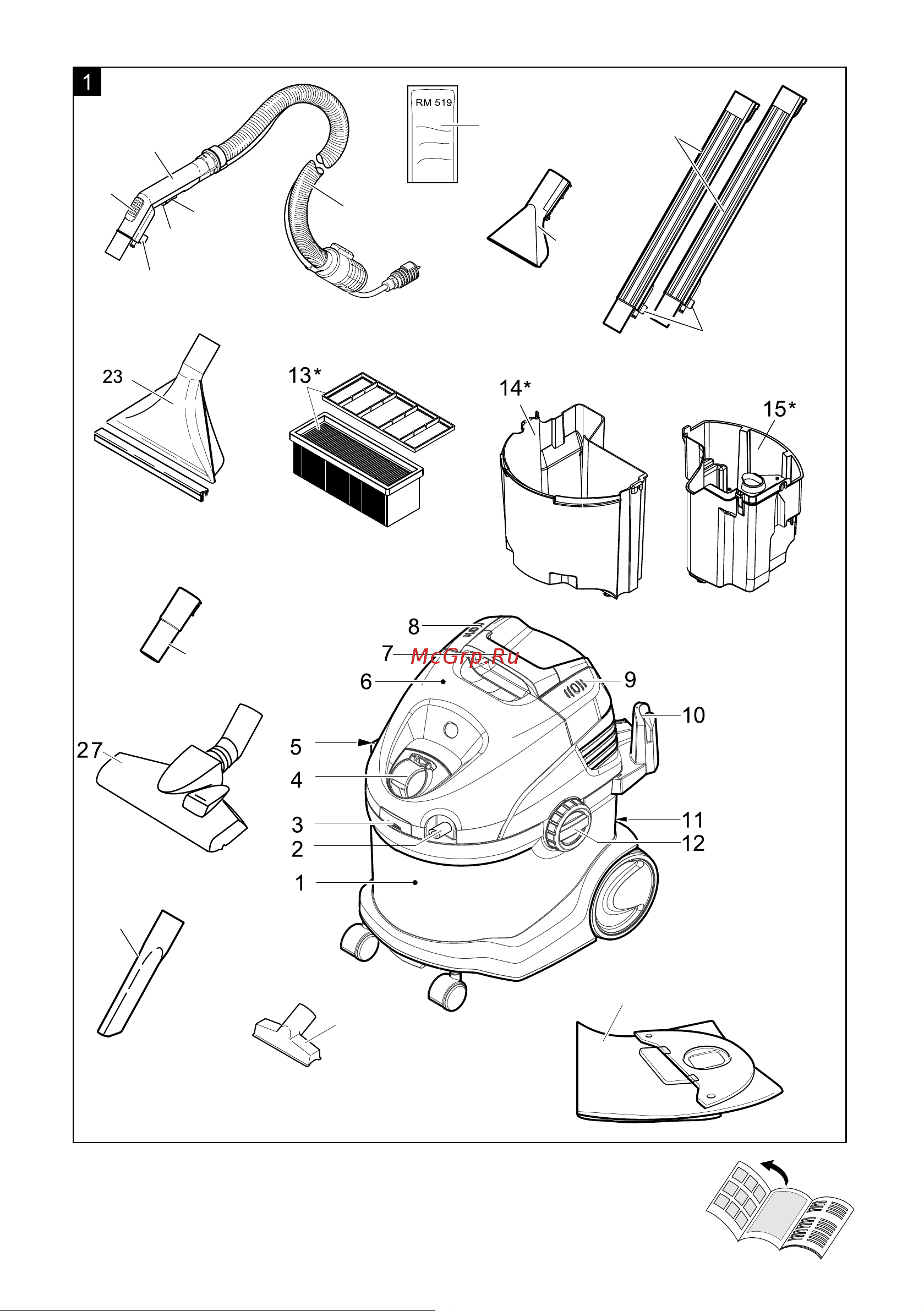 Karcher SE 6.100 EU (1.081-220.0) Руководство по эксплуатации онлайн [2/182] 772543