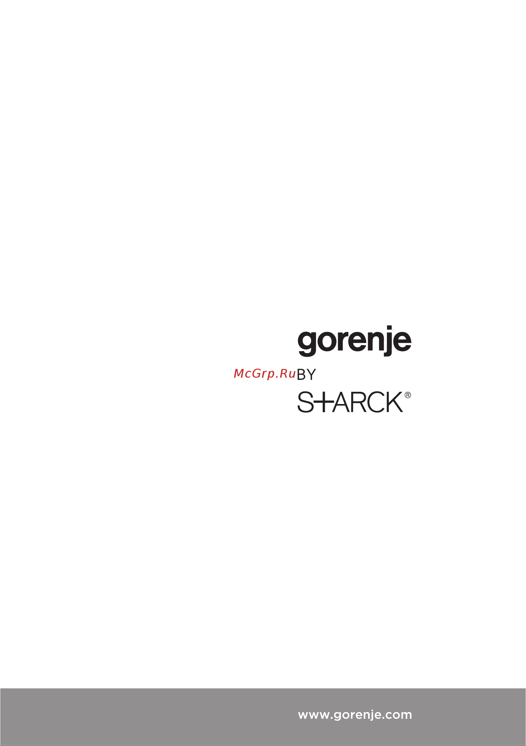 Gorenje WHI641ST Starck Руководство по эксплуатации онлайн [148/148] 772548