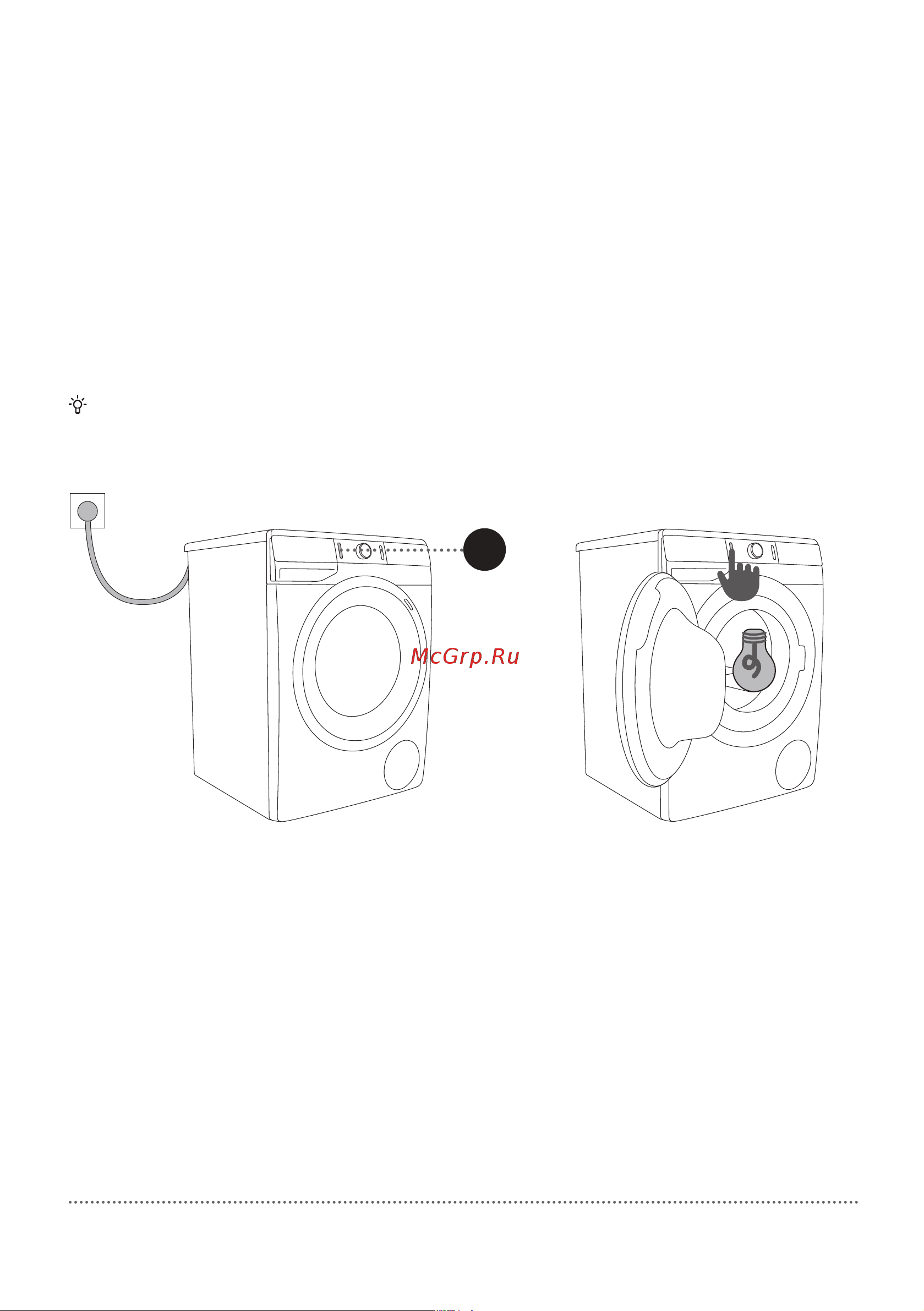 Gorenje WA844 WaveActive [28/72] Включение стиральной машины