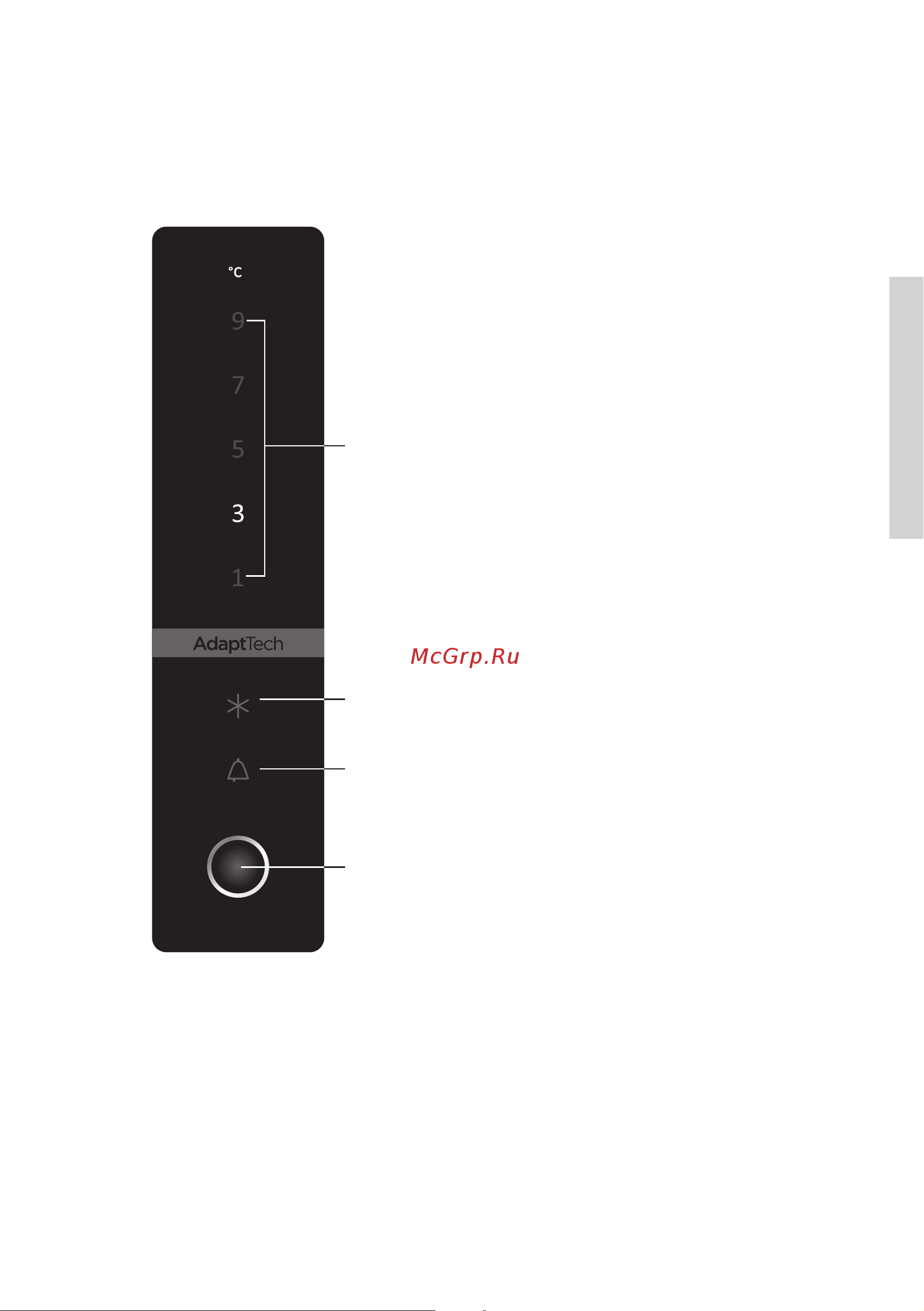 Gorenje ORK192C Retro [21/44] Панель управления 3