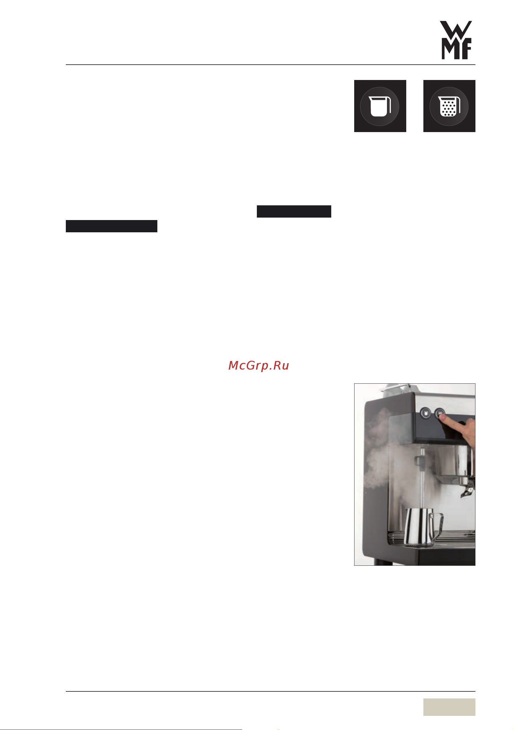 WMF Espresso 03.5500.0001 [25/80] Auto steam