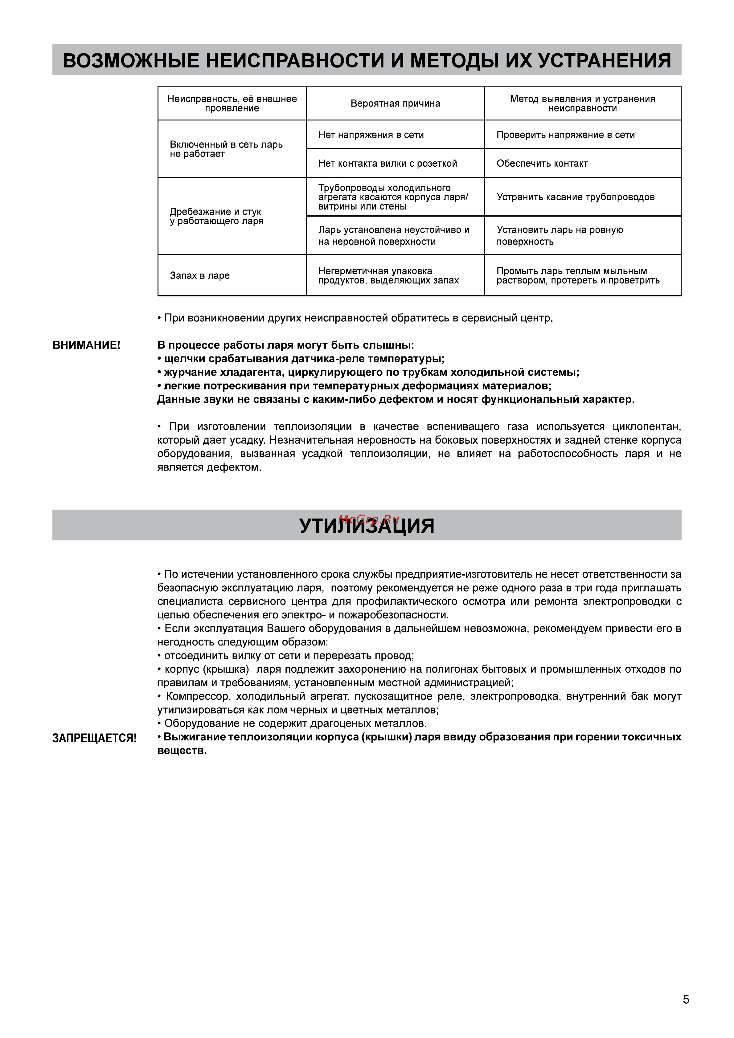 ОАО КЗХ БИРЮСА БИРЮСА 115КХ Руководство по эксплуатации онлайн [6/13] 772637