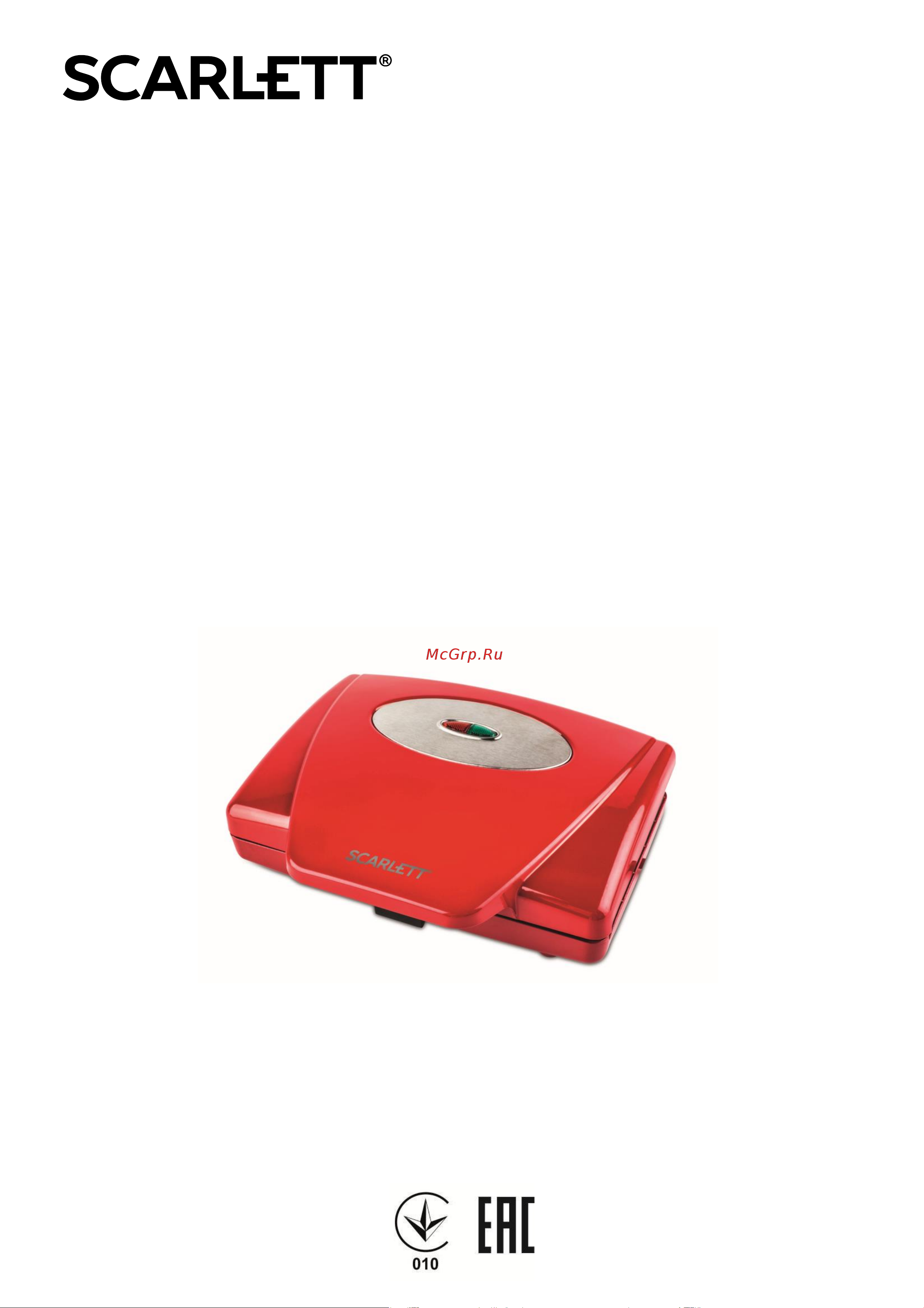 Scarlett SC-TM11036 Руководство по эксплуатации онлайн