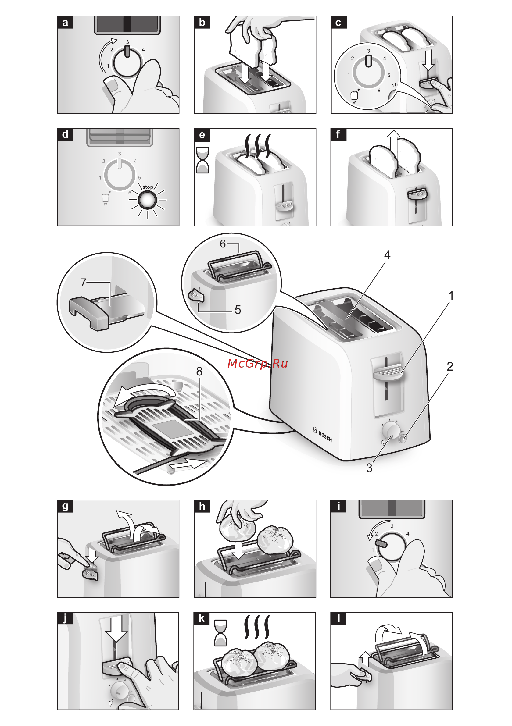 Bosch TAT3A001 Руководство по эксплуатации онлайн [3/90] 772765