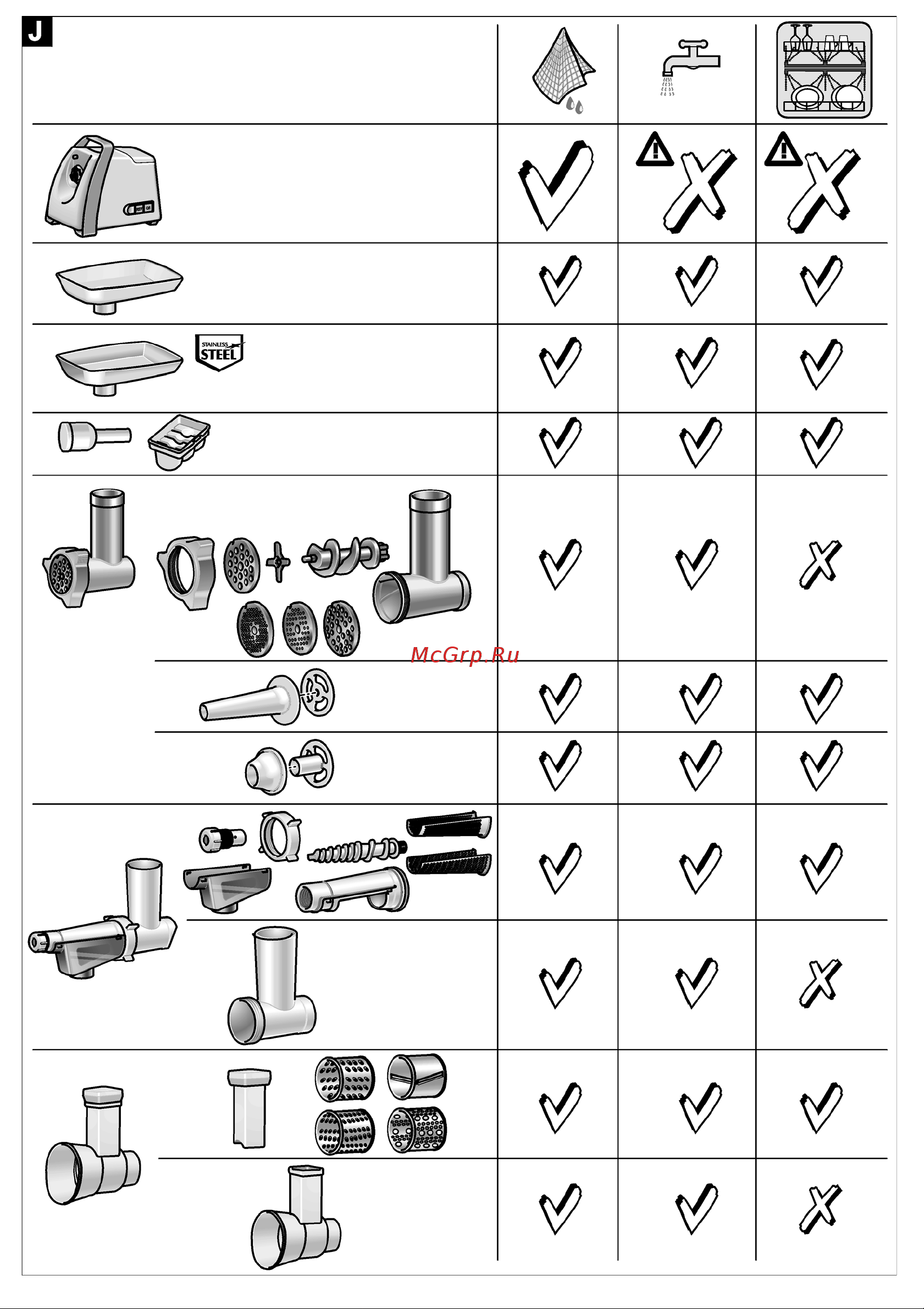 Bosch MFW67450 Руководство по эксплуатации онлайн [17/18] 772772