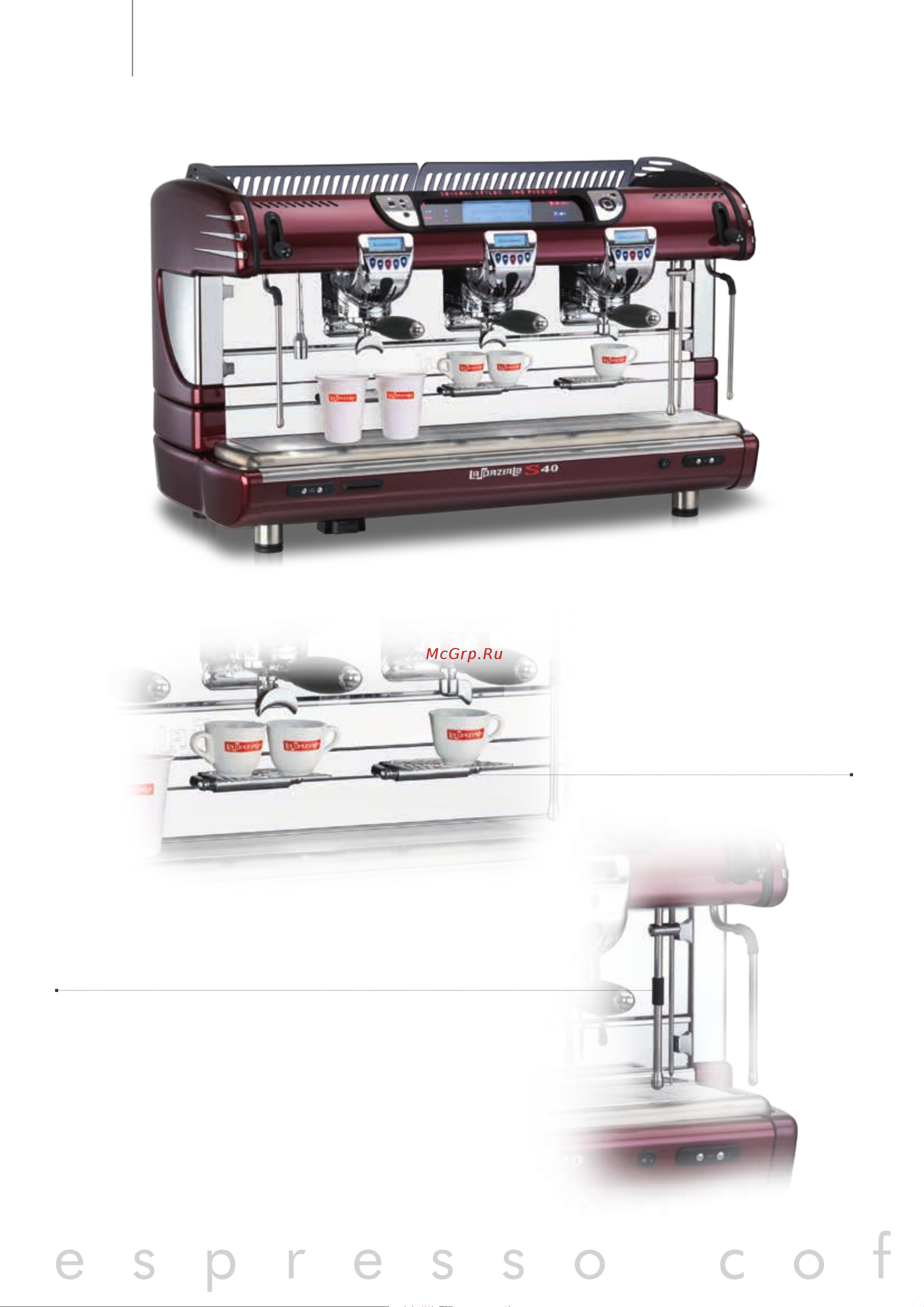 La Sommeliere LA SPAZIALE S40 Suprema TA 2 GR [10/16] E s p r e s s o c o f f e e m a c h i n e s