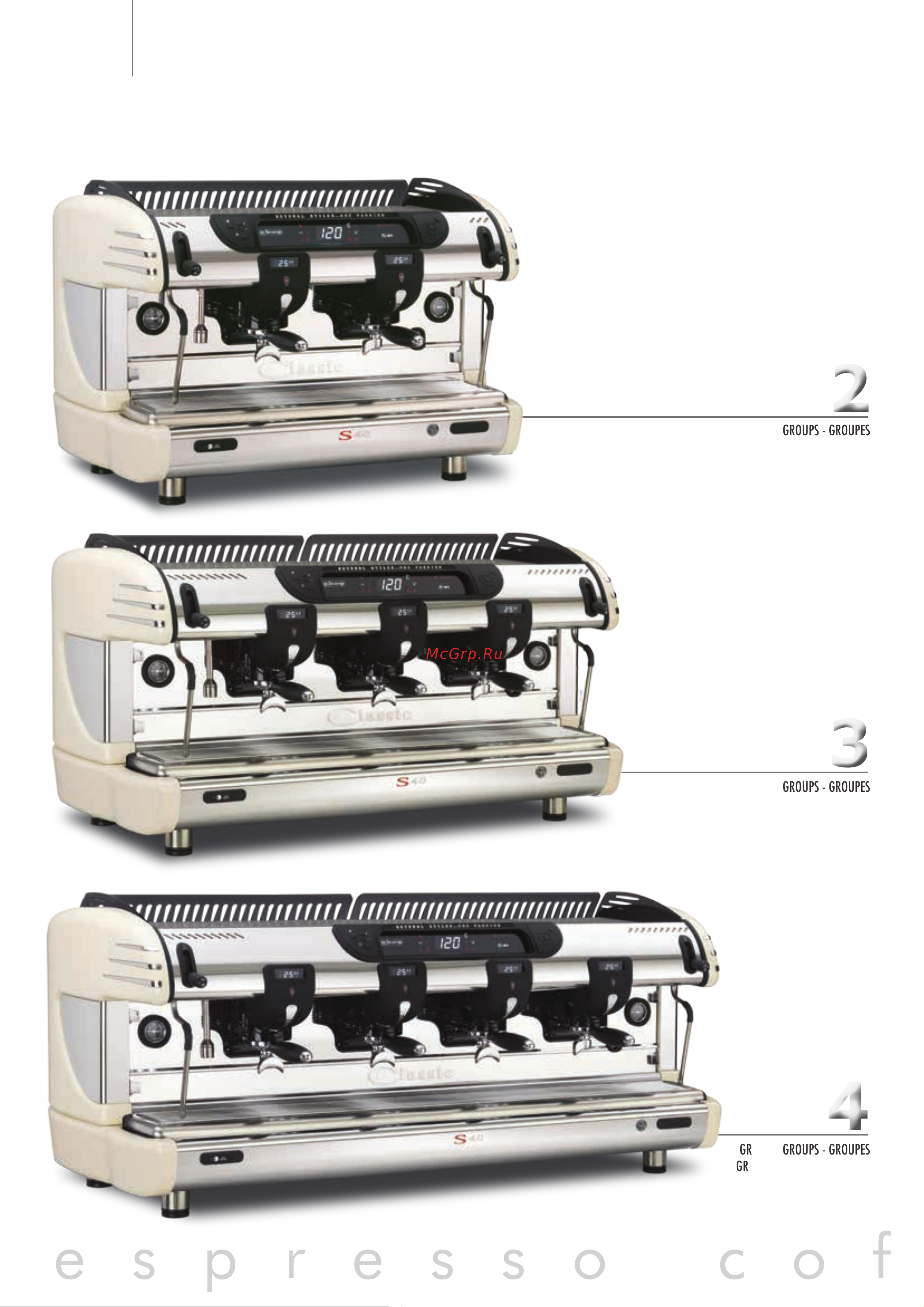 La Sommeliere LA SPAZIALE S40 Suprema TA 2 GR [8/16] E s p r e s s o c o f f e e m a c h i n e s