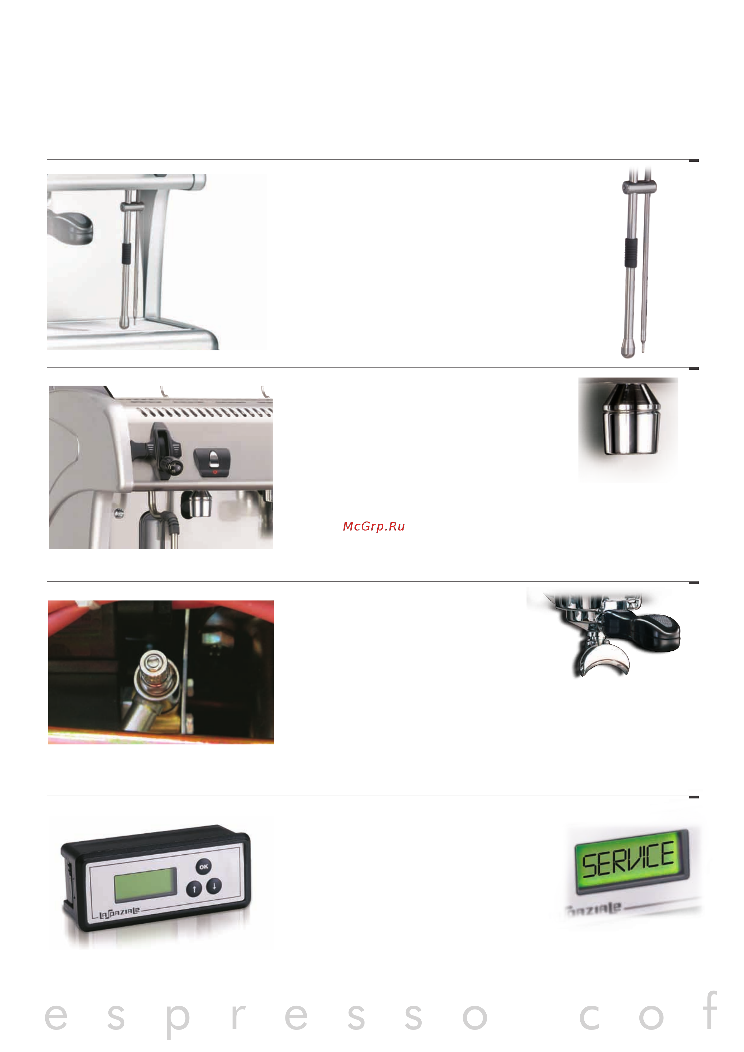 La Sommeliere LA SPAZIALE S5 EK 1 GR [10/16] E s p r e s s o c o f f e e m a c h i n e s