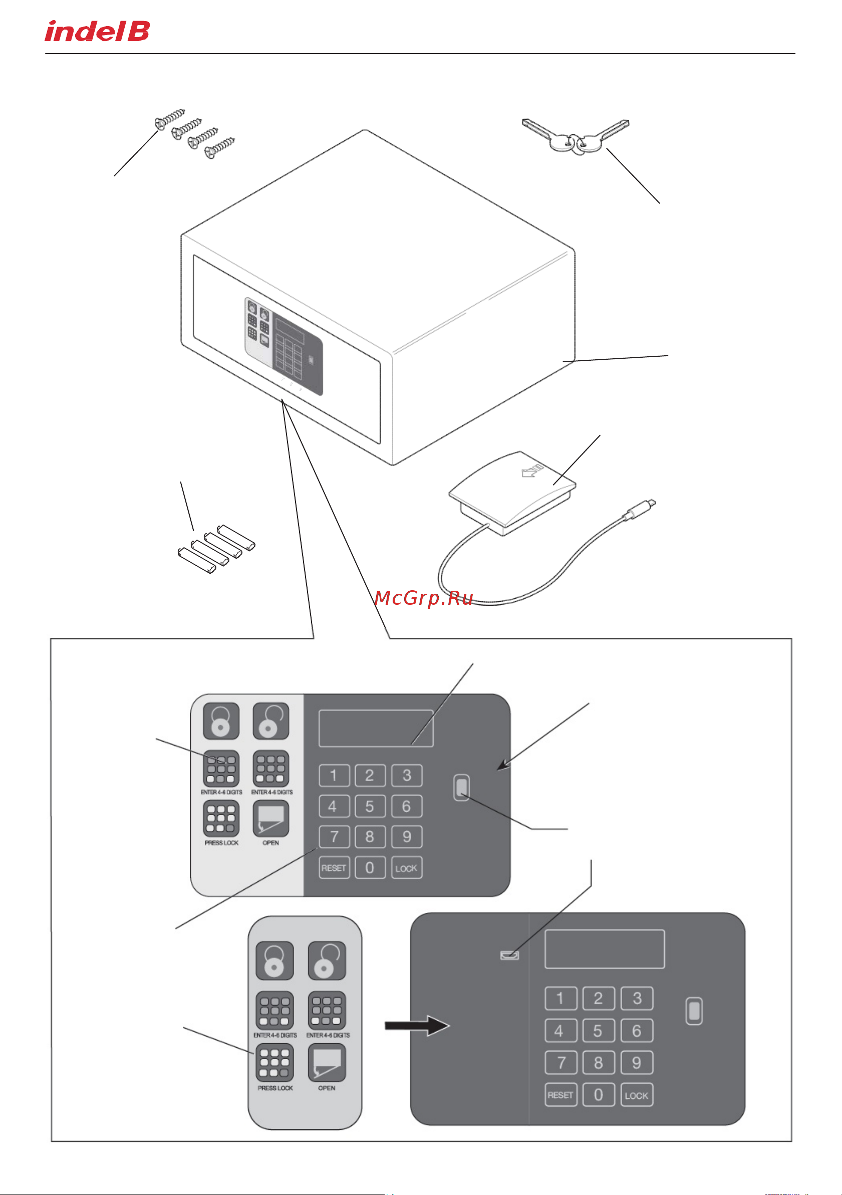 Indel B SAFE 30 BOX [3/8] Box safe