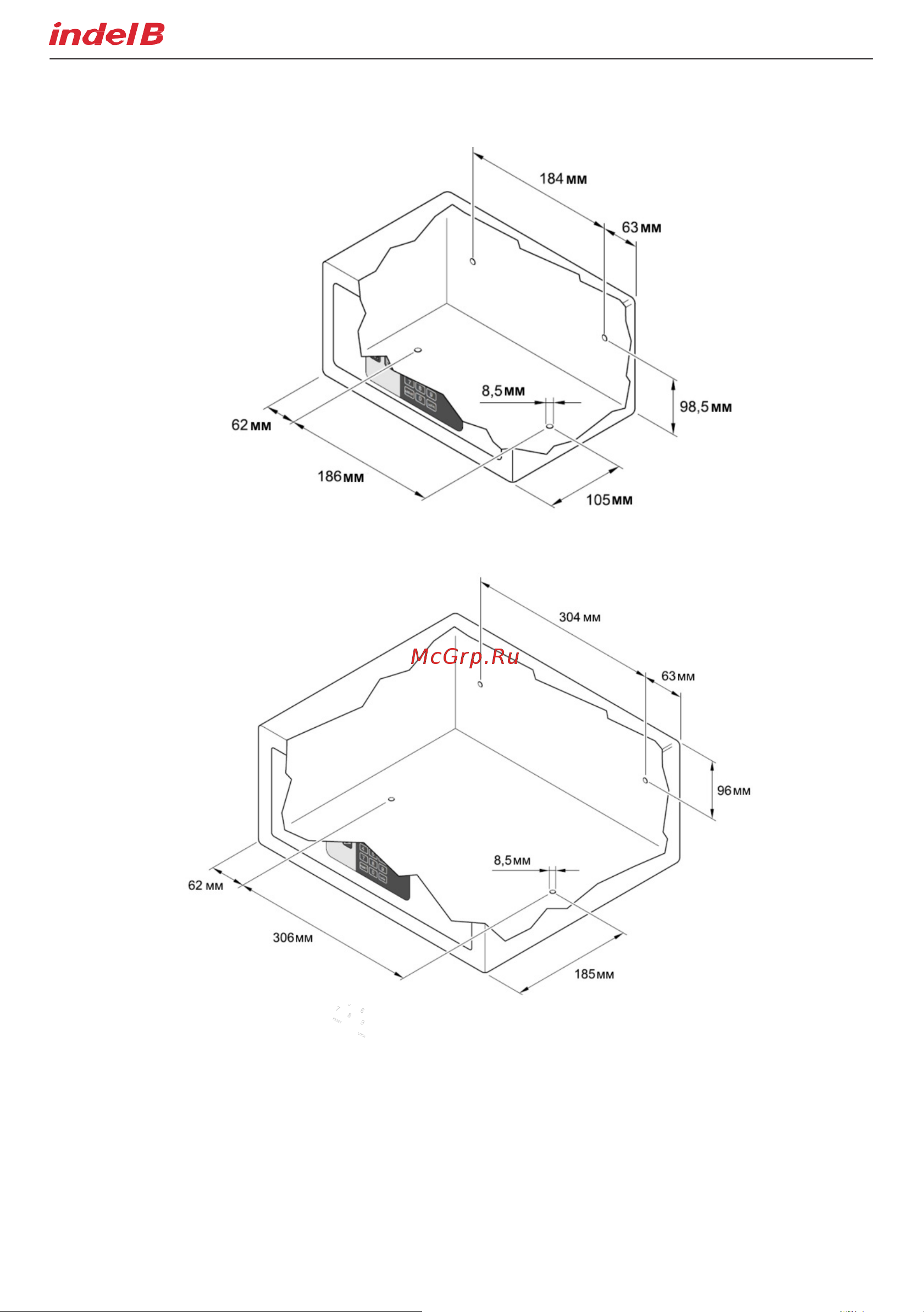 Indel B SAFE 10 BOX [5/8] Box safe