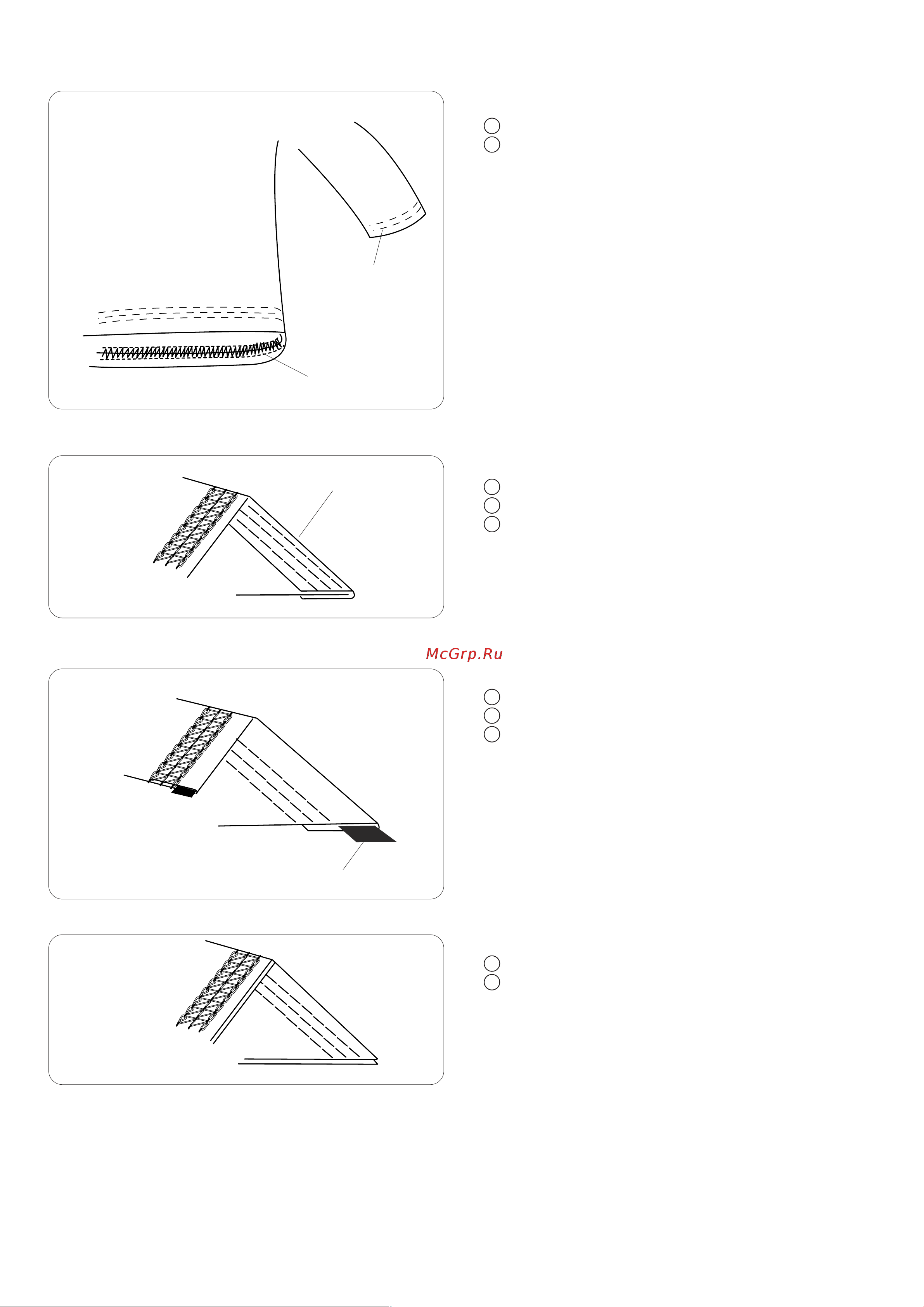 Janome CoverPro Lux [25/32] Применение тройного распошивального шва
