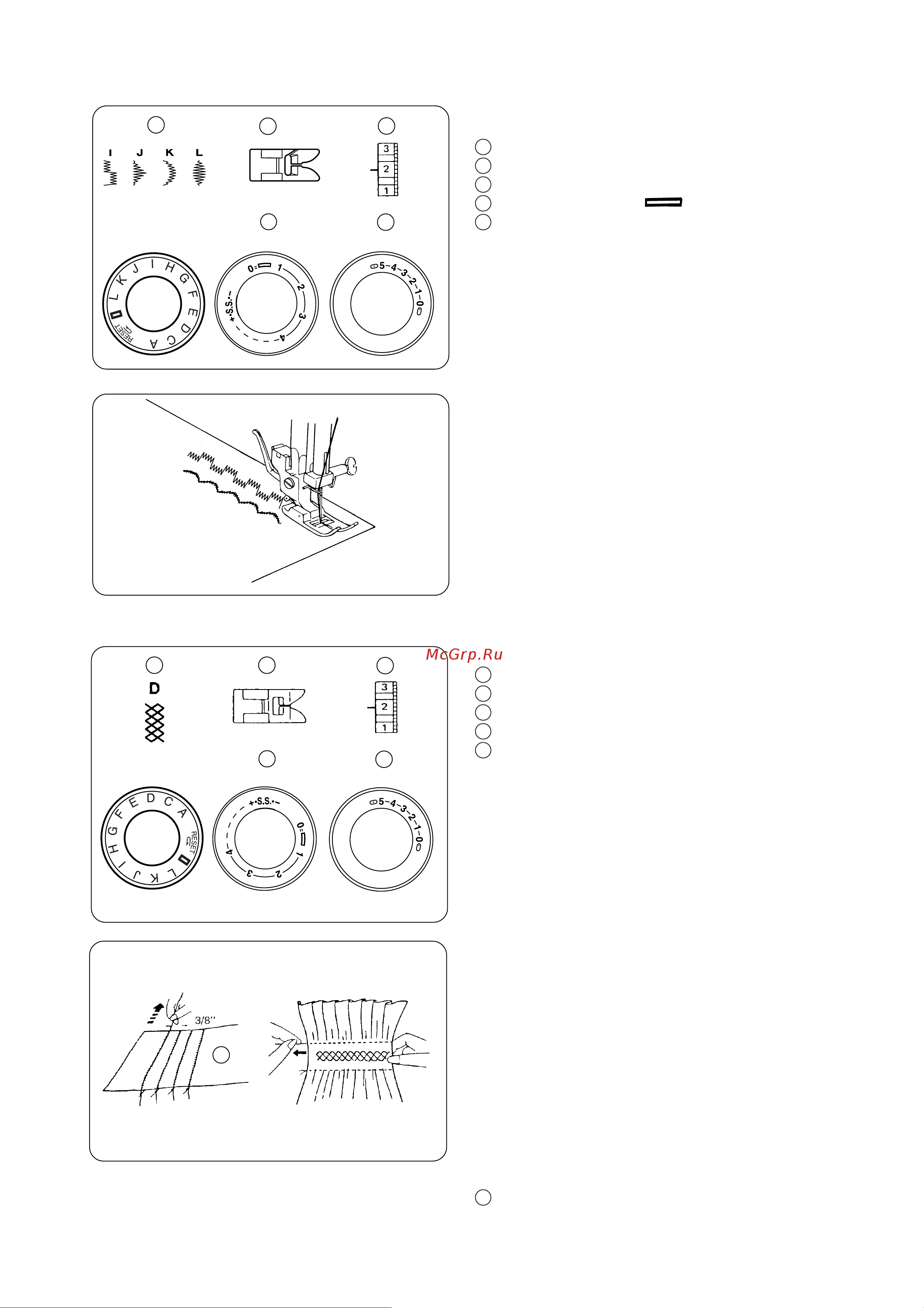 Janome V-30 Руководство по эксплуатации онлайн [28/33] 772831