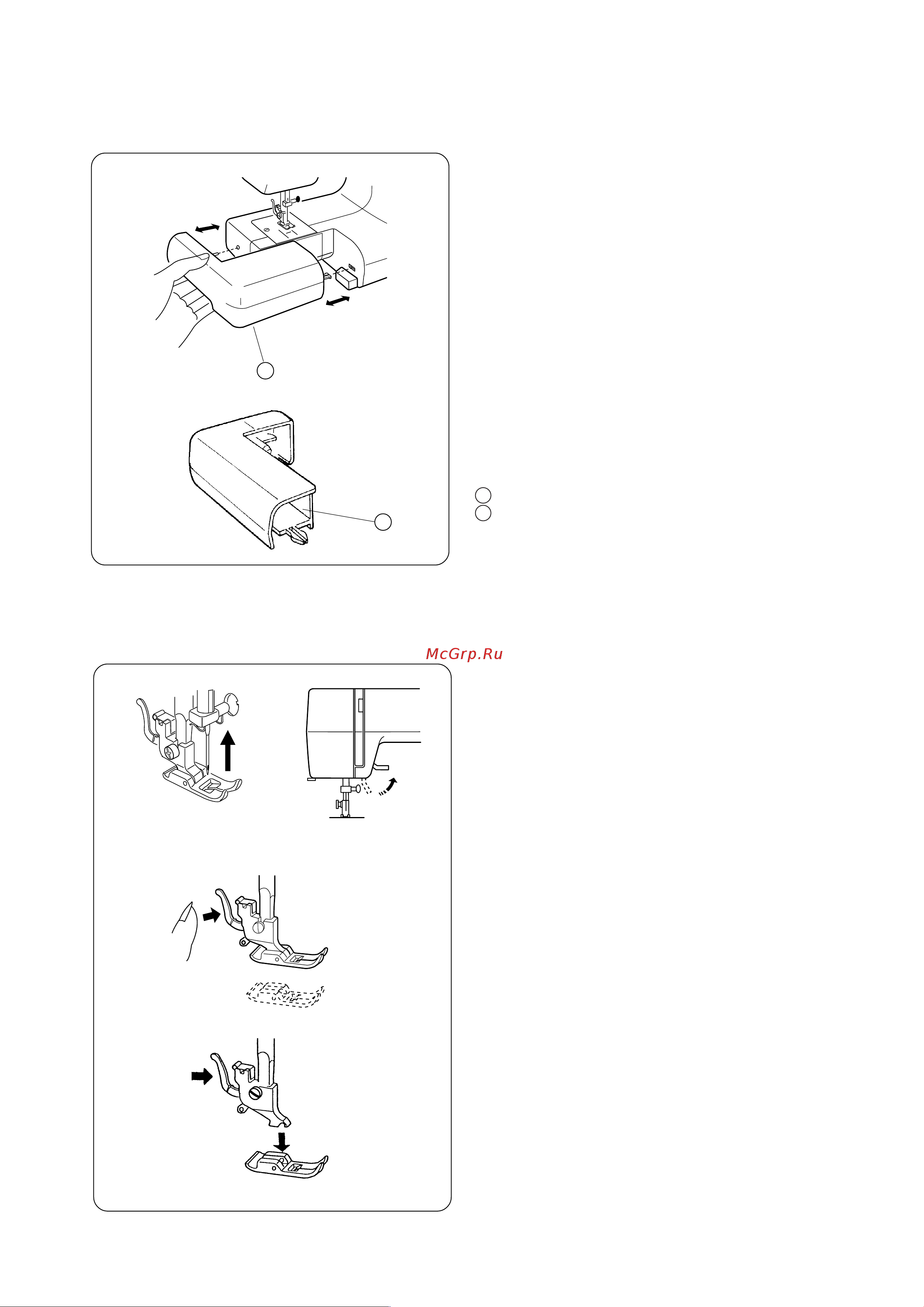 Janome V-30 Руководство по эксплуатации онлайн [6/33] 772831