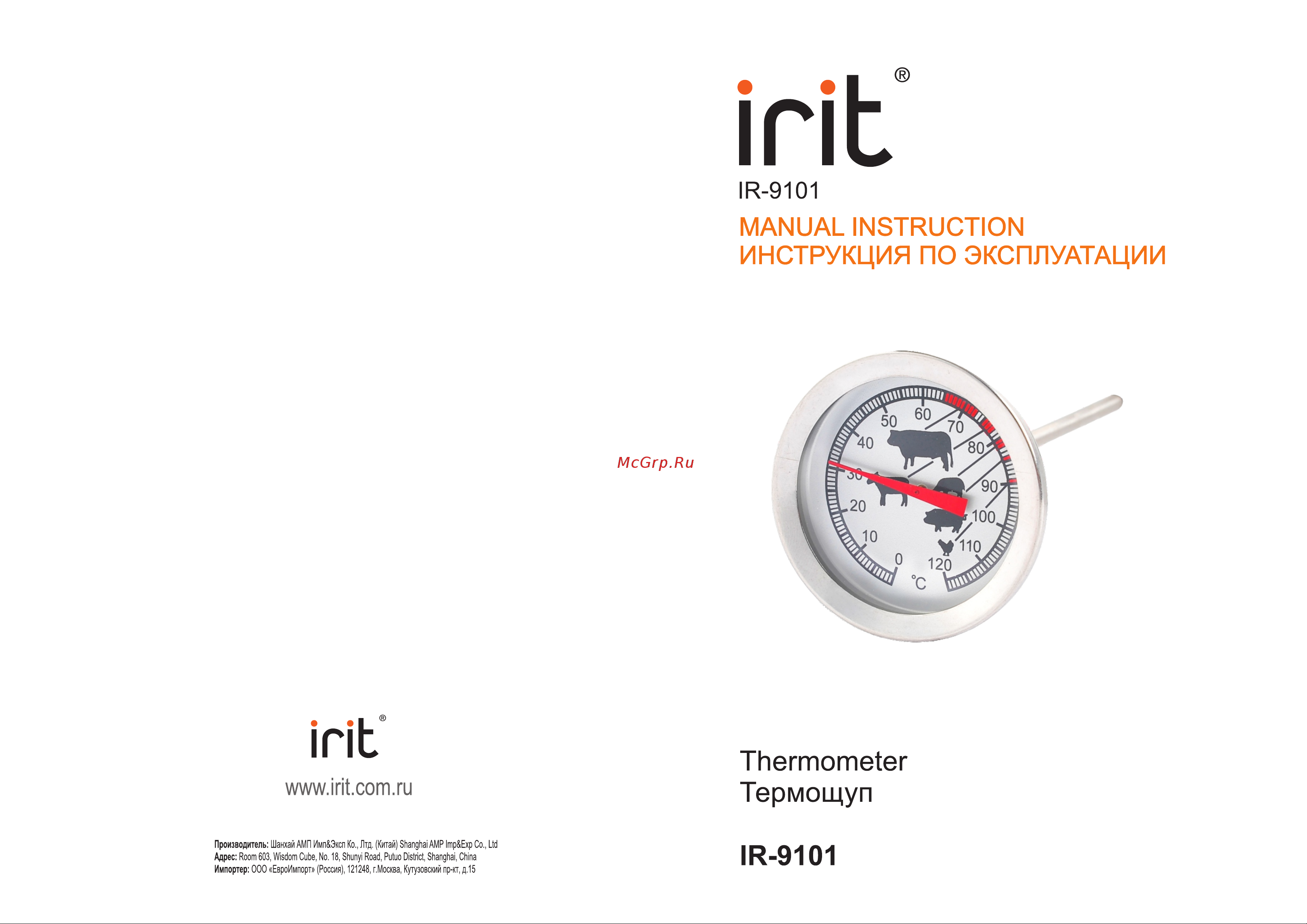 Robiton IRIT IR-9101 Руководство по эксплуатации онлайн