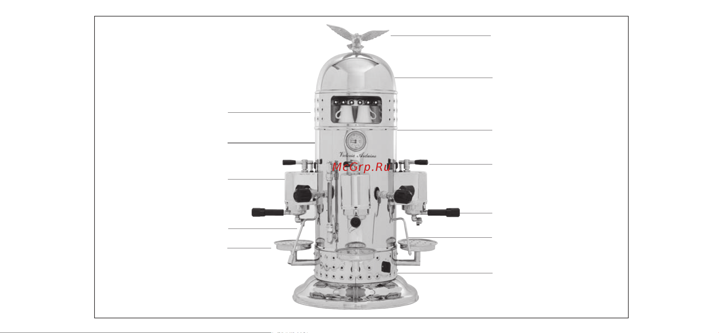 Victoria Arduino Venus Bar 2 Gr S [21/62] Description of machine controls and operation