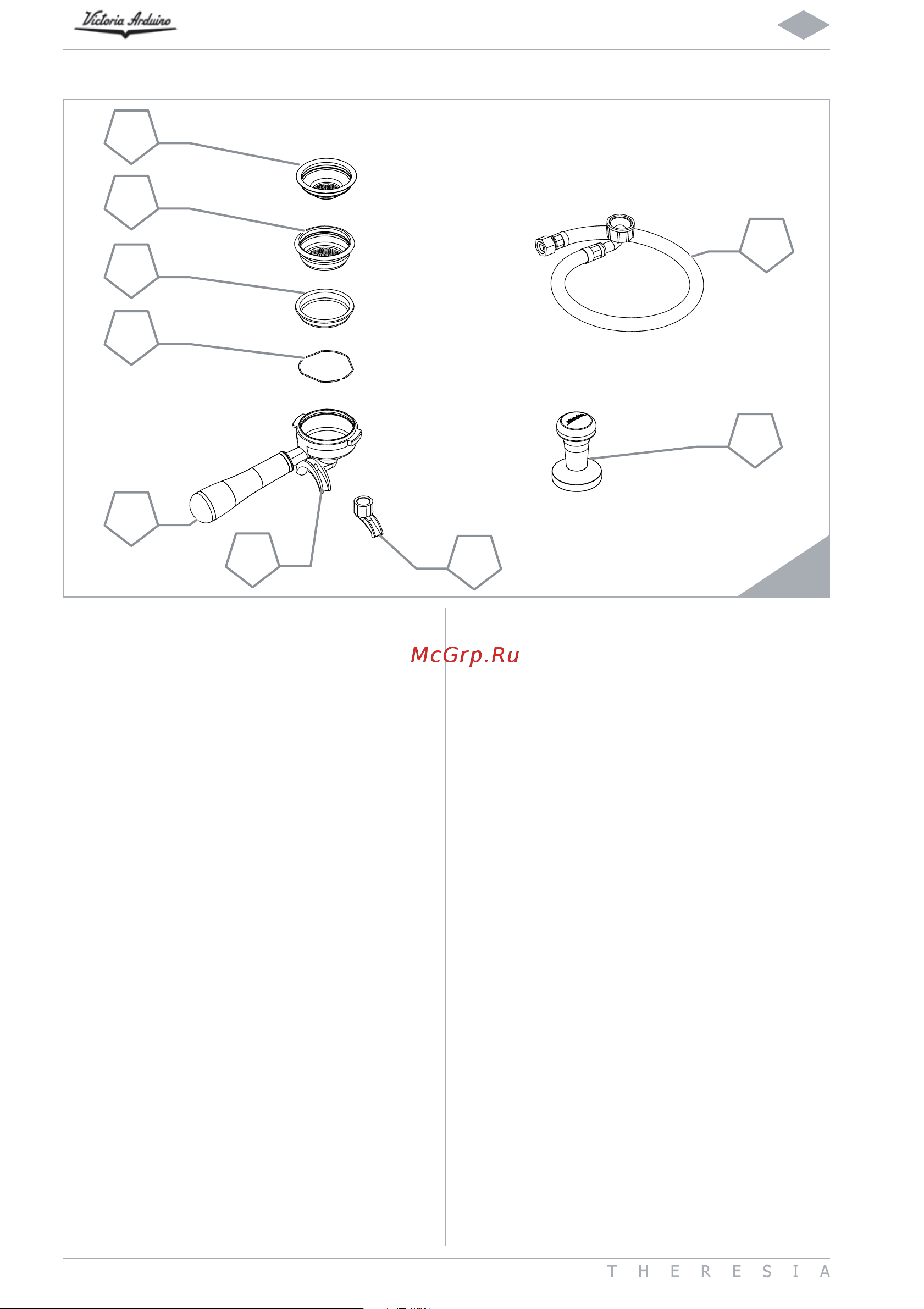 Victoria Arduino Theresia [46/106] Accessories list