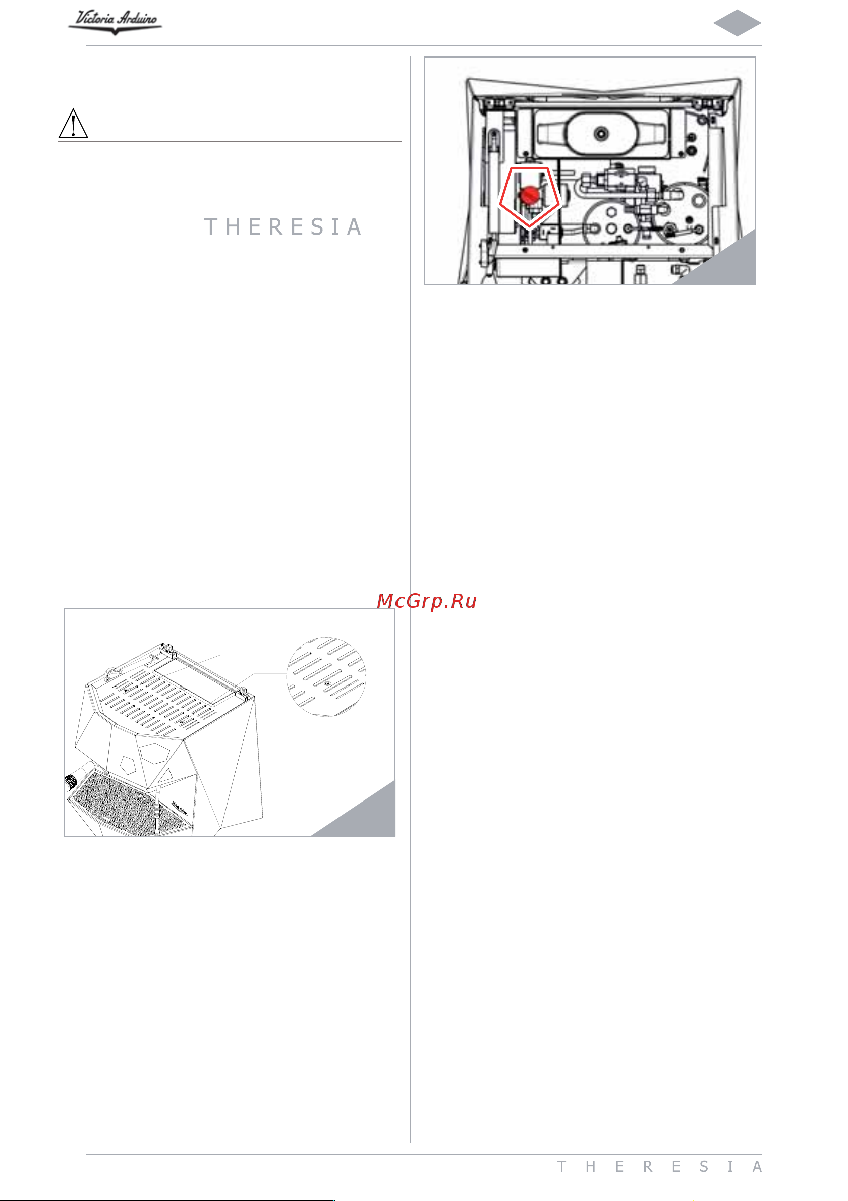 Victoria Arduino Theresia [82/106] Réglage économiseur eau chaude
