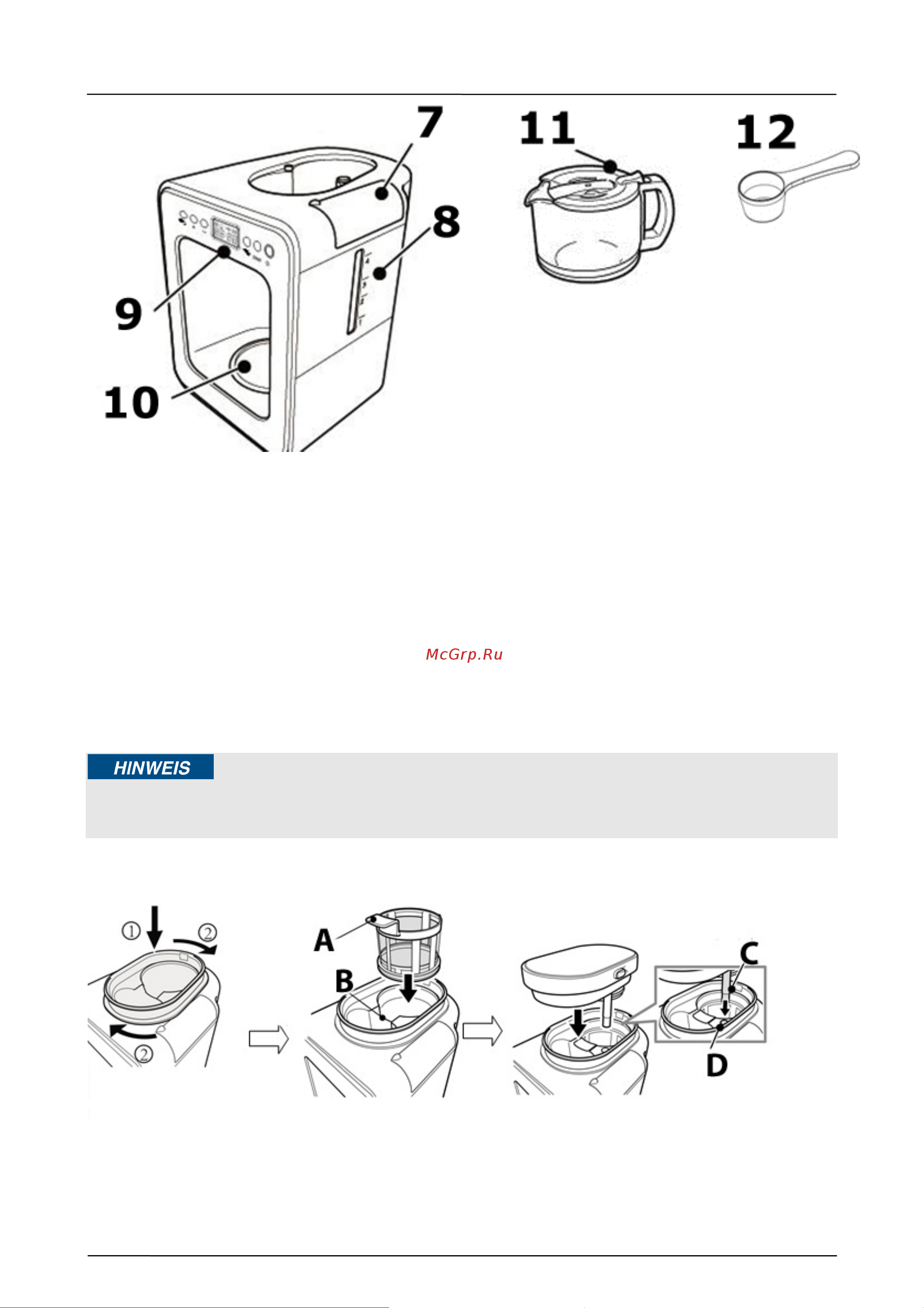 Caso Coffee Compact Electronic [100/162] Indicazione