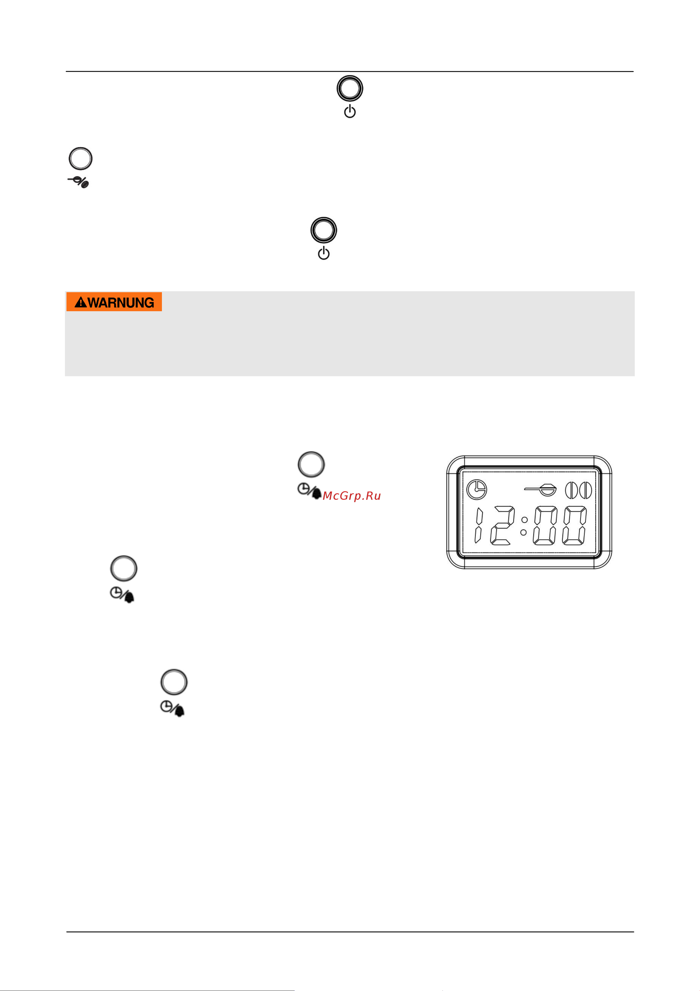 Caso Coffee Compact Electronic [153/162] Advertencia