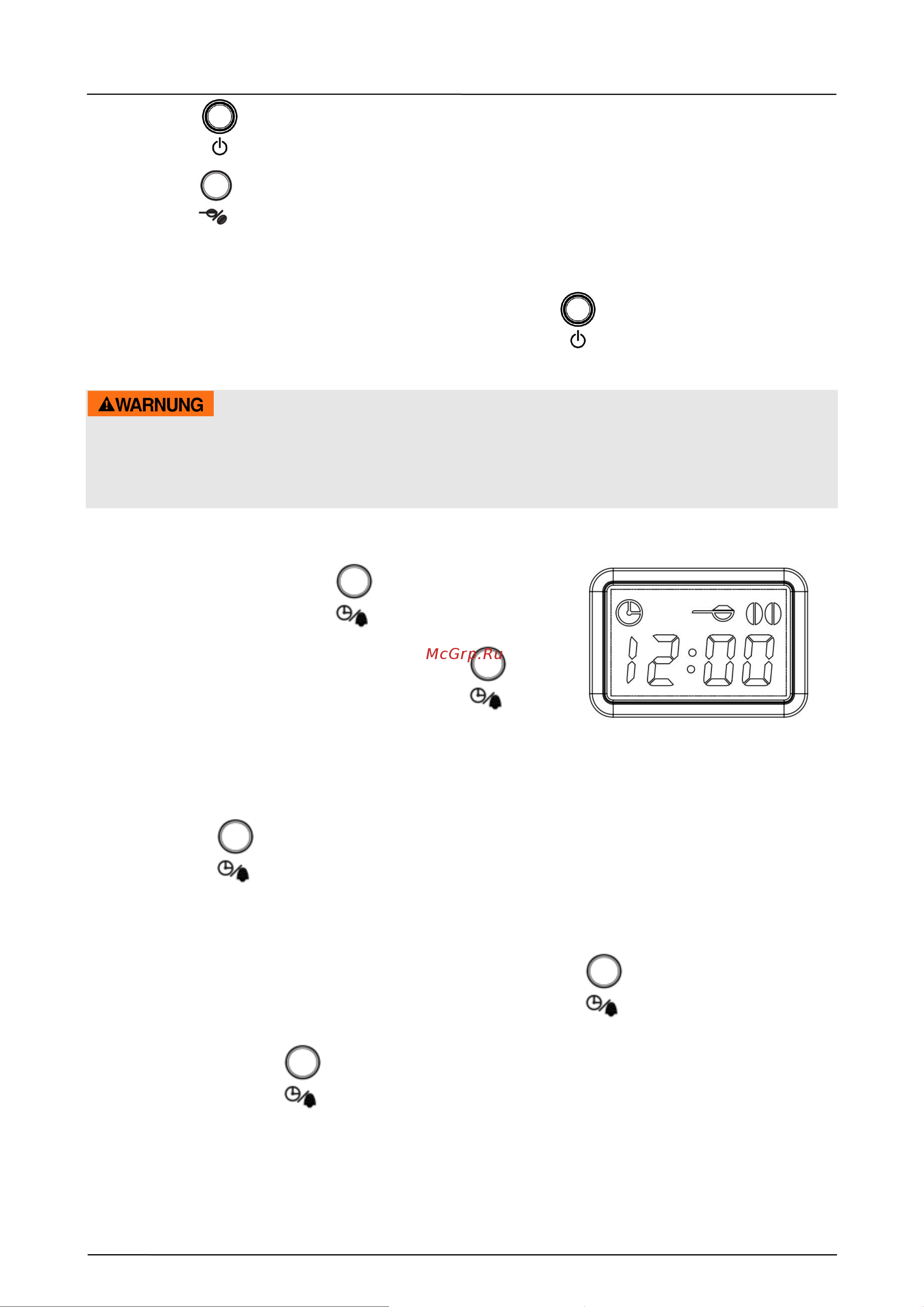 Caso Coffee Compact Electronic [50/162] Warning