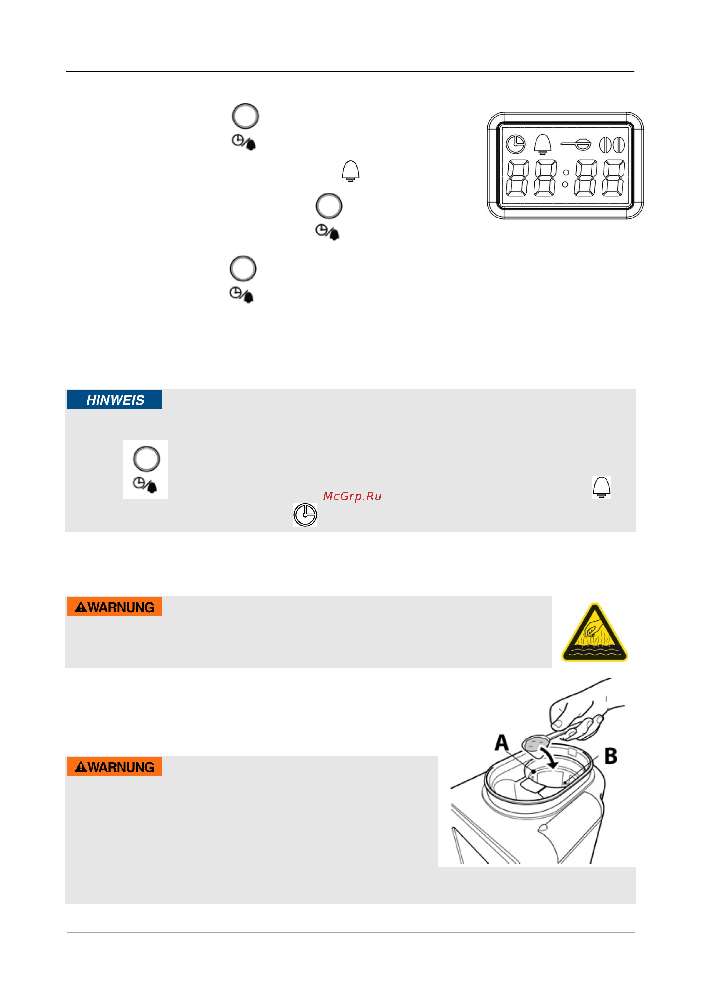 Caso Coffee Compact Electronic [51/162] Warning