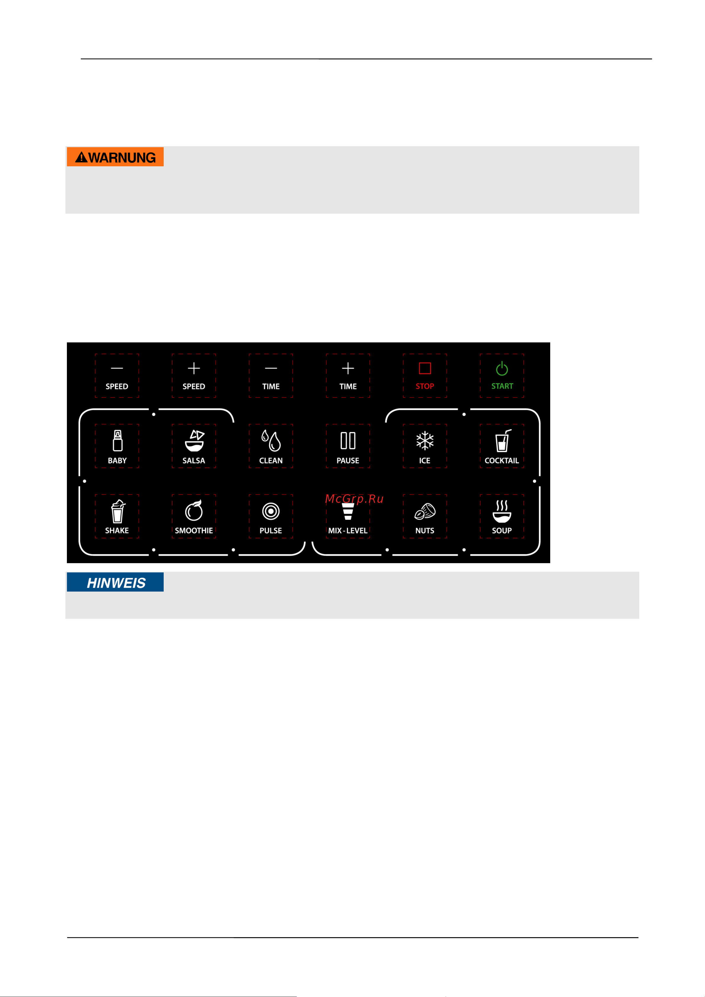 Caso B 3000 Touch [21/135] Bedienung und betrieb