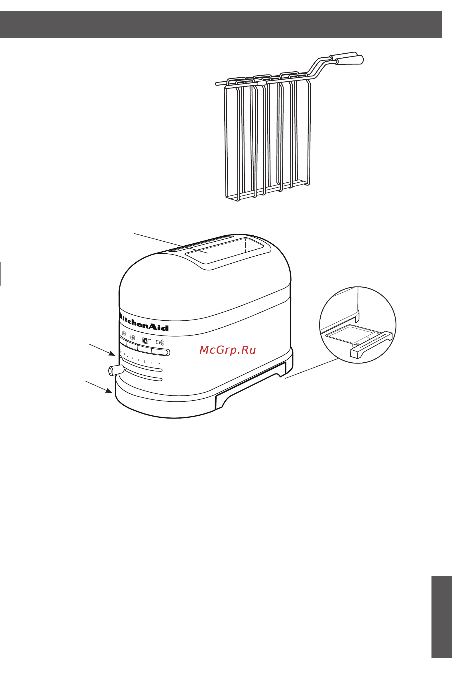 KitchenAid 5KMT2204ERI [6/14] Части и их характеристики