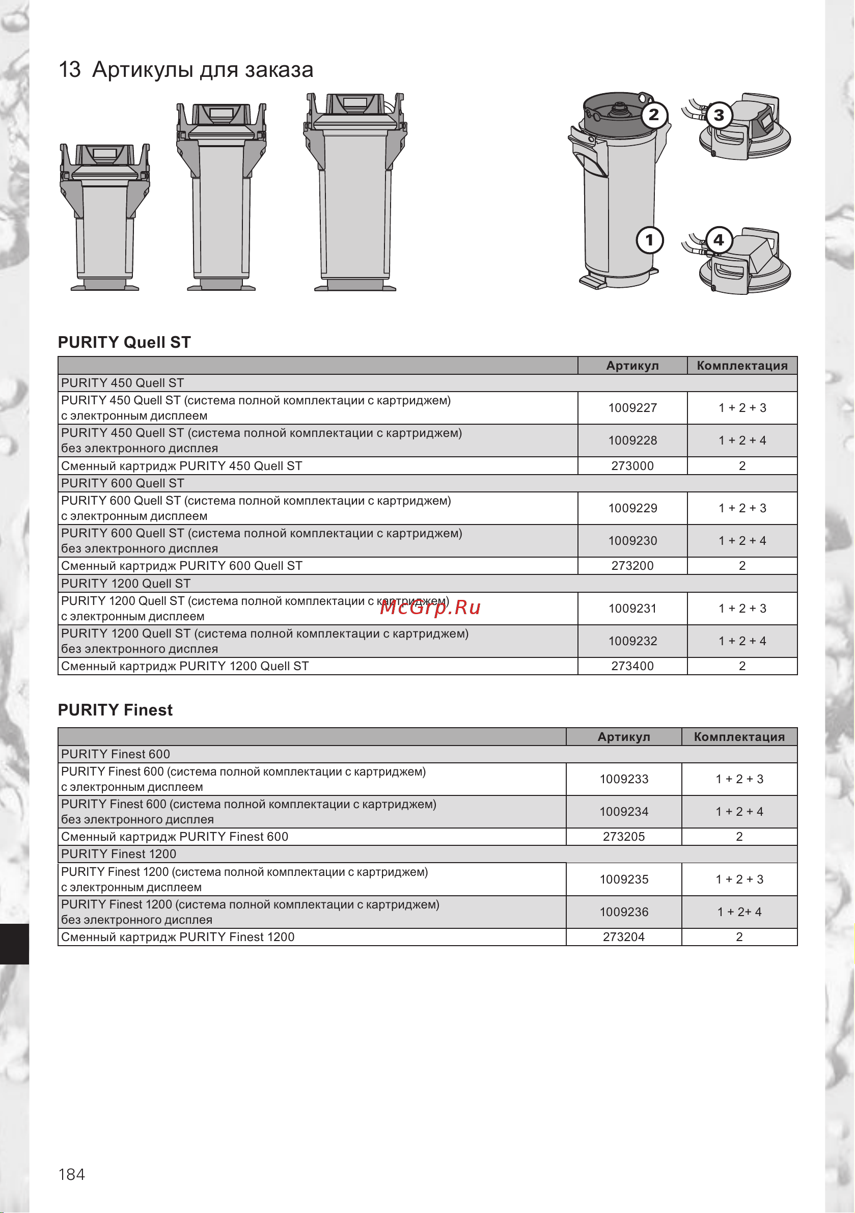 Brita PURITY 1200 ST [24/28] Purity finest