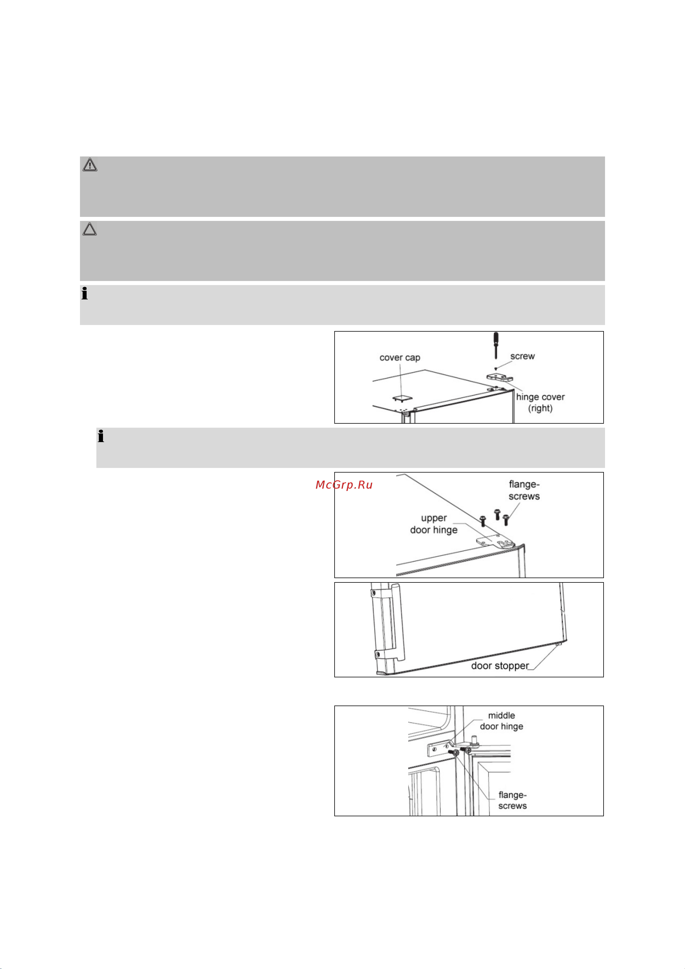 Bomann KG 185 [7/17] Reverse the door opening reverse the door opening reverse the door opening reverse the door opening