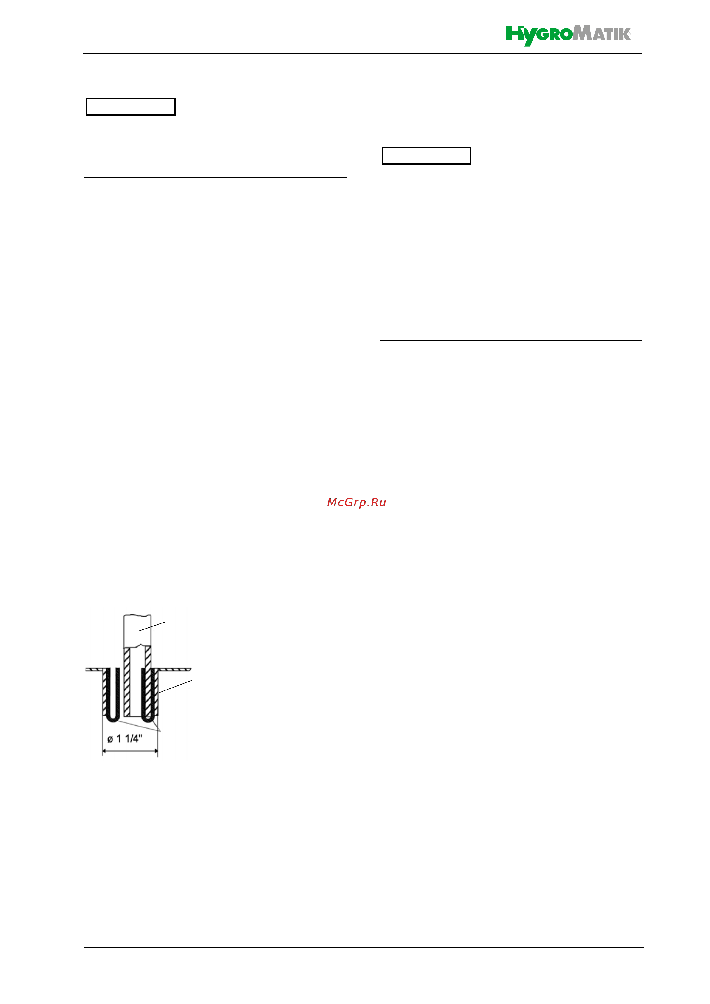 Hygromatik FlexLine FLE25-TSPA [26/54] Проверка подвода воды