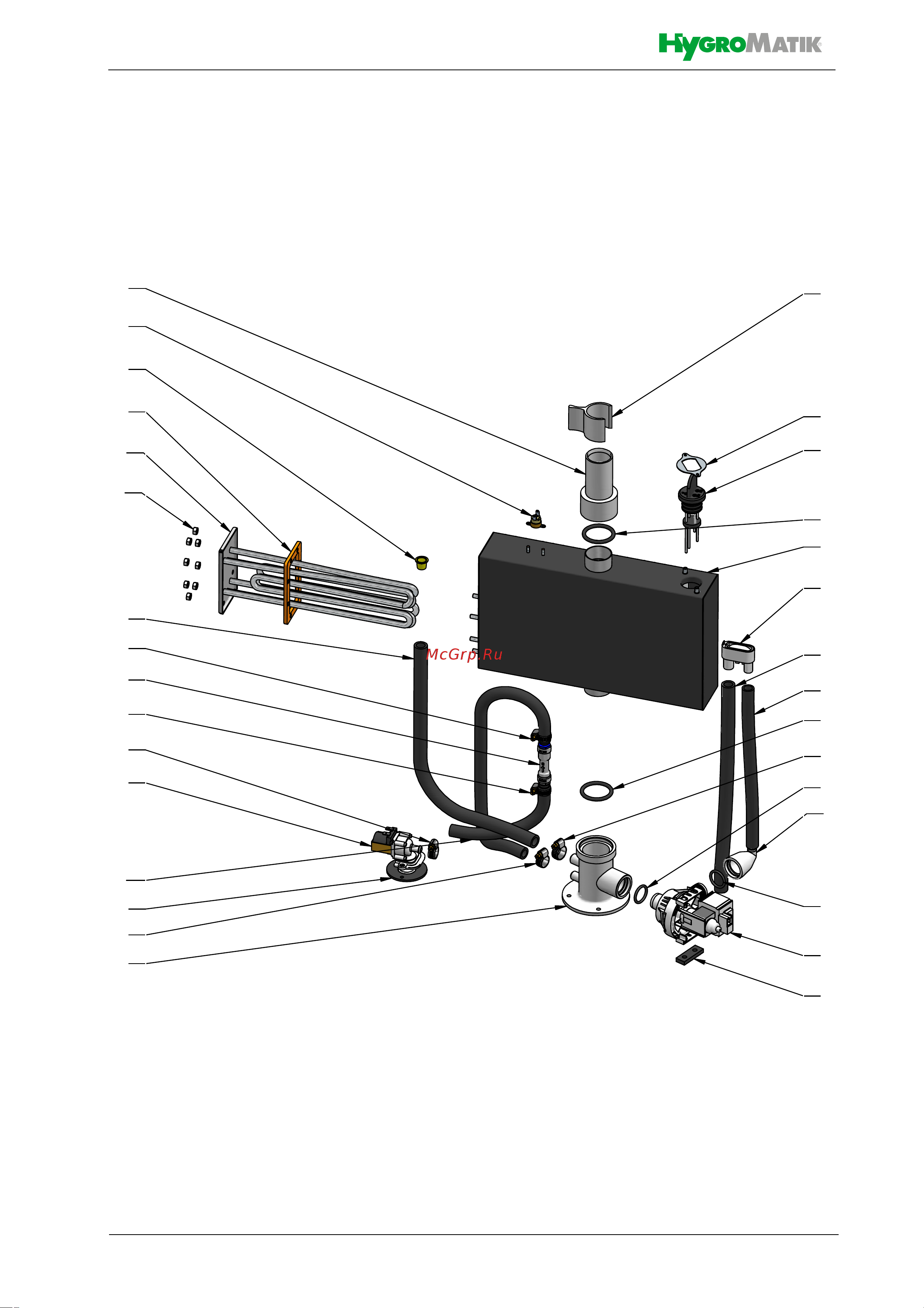 Hygromatik HeaterSlim HS10-BS [68/70] Изображение узлов в разобранном виде