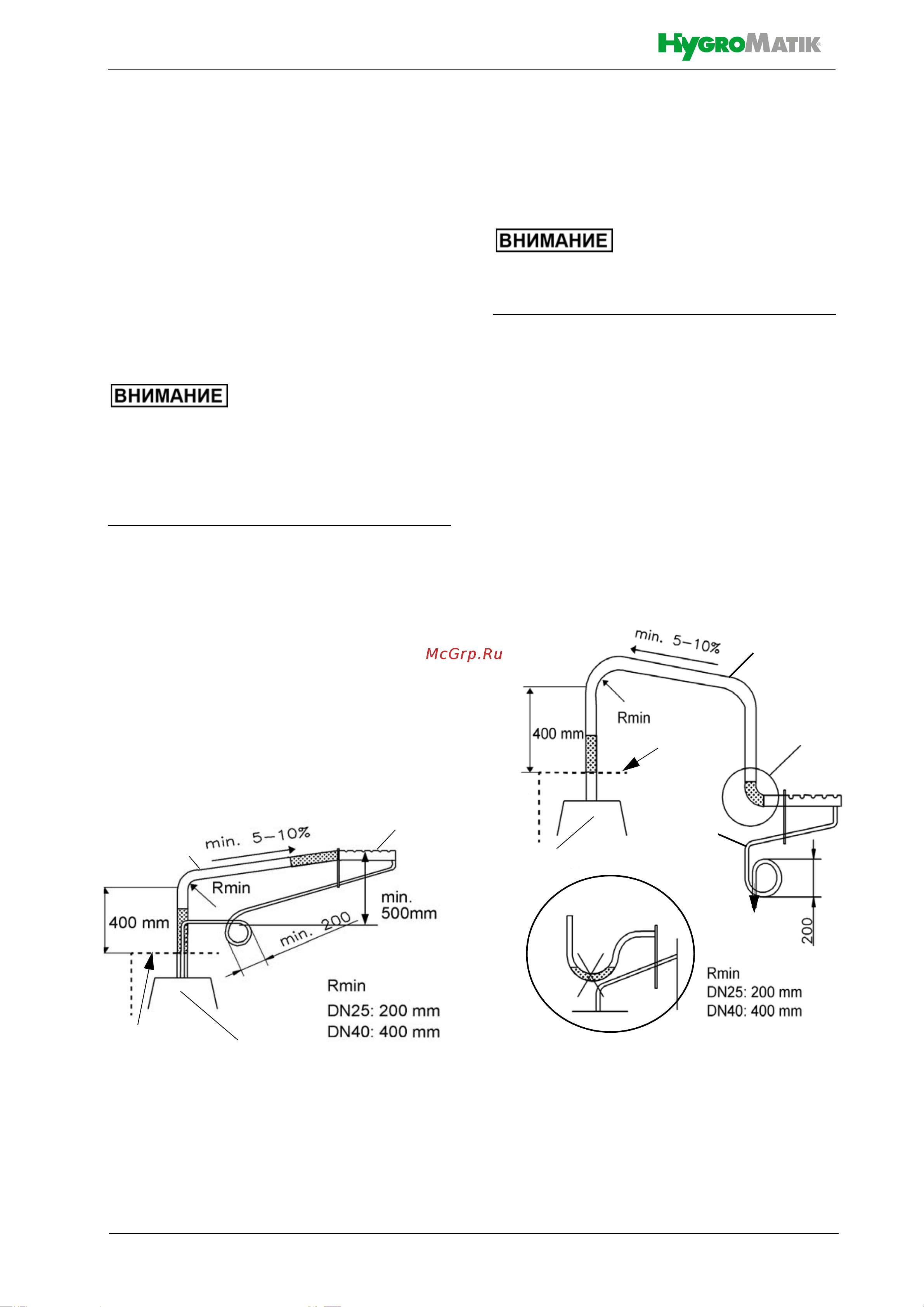 Hygromatik FlexLine FLE40-TSPA [23/54] Метод прокладки 2 схема