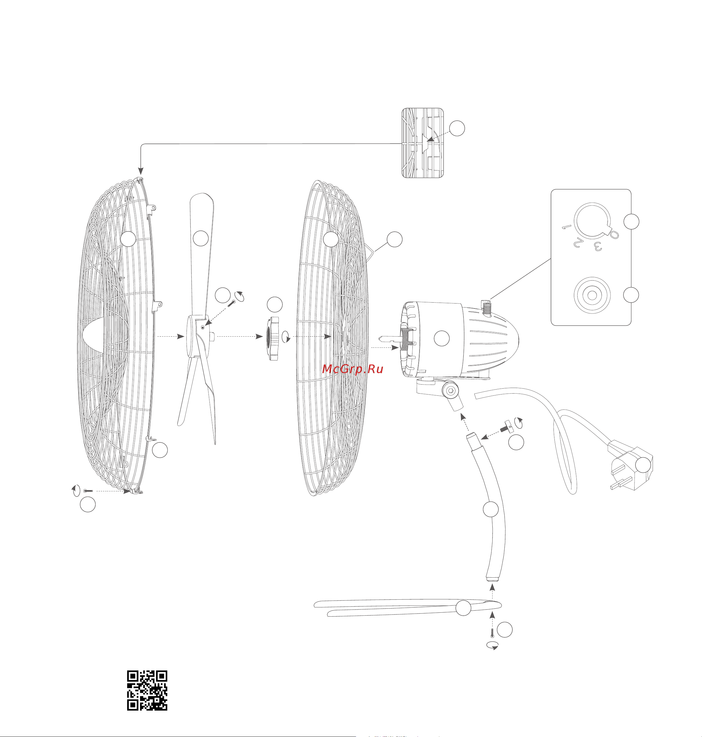 Stadler Form Charly Fan Table C-040 Руководство по эксплуатации онлайн [2/6] 773083