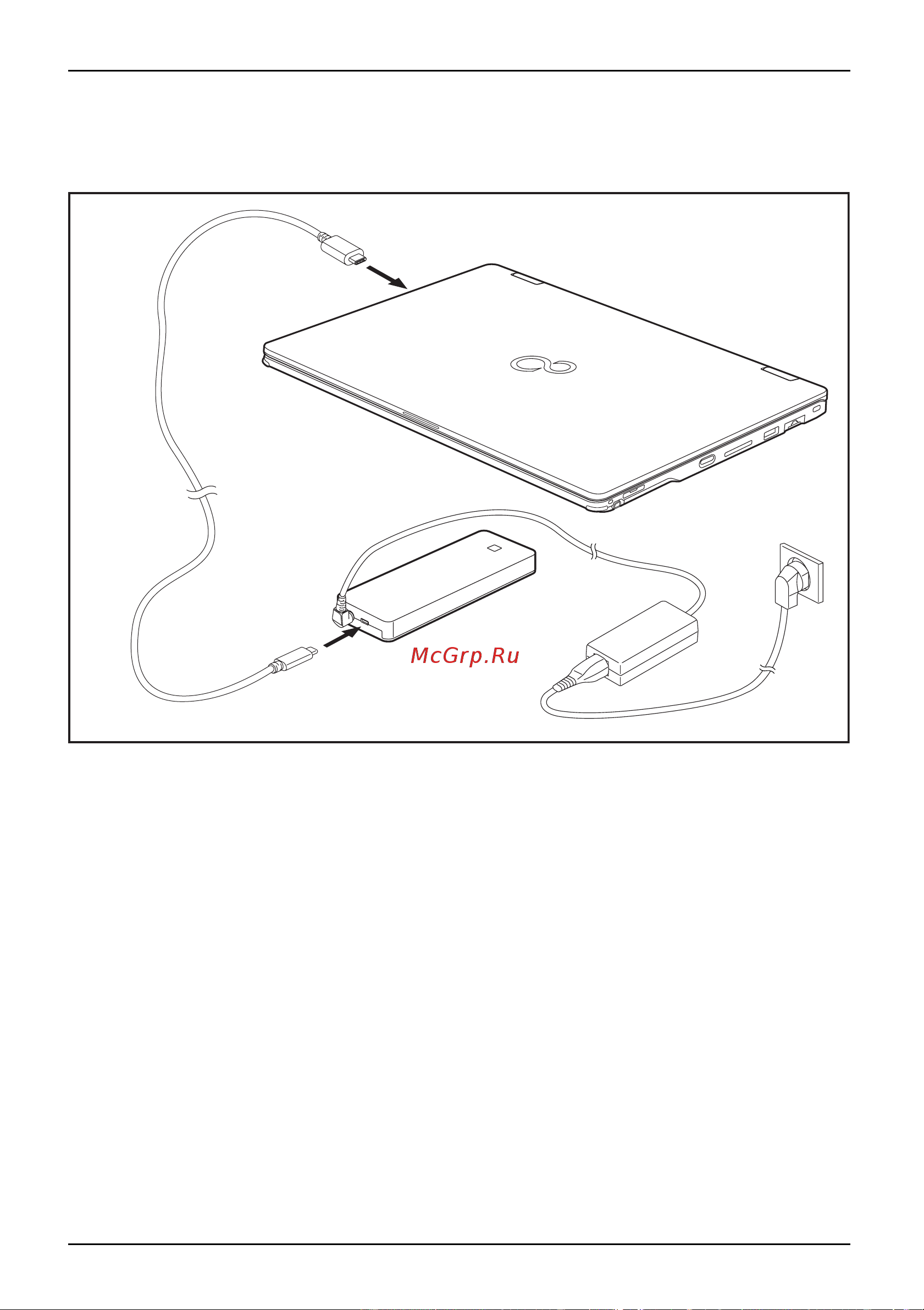 Fujitsu LIFEBOOK U939X S26391-K492-V200 [62/103] Подключение ноутбука к порт репликатору