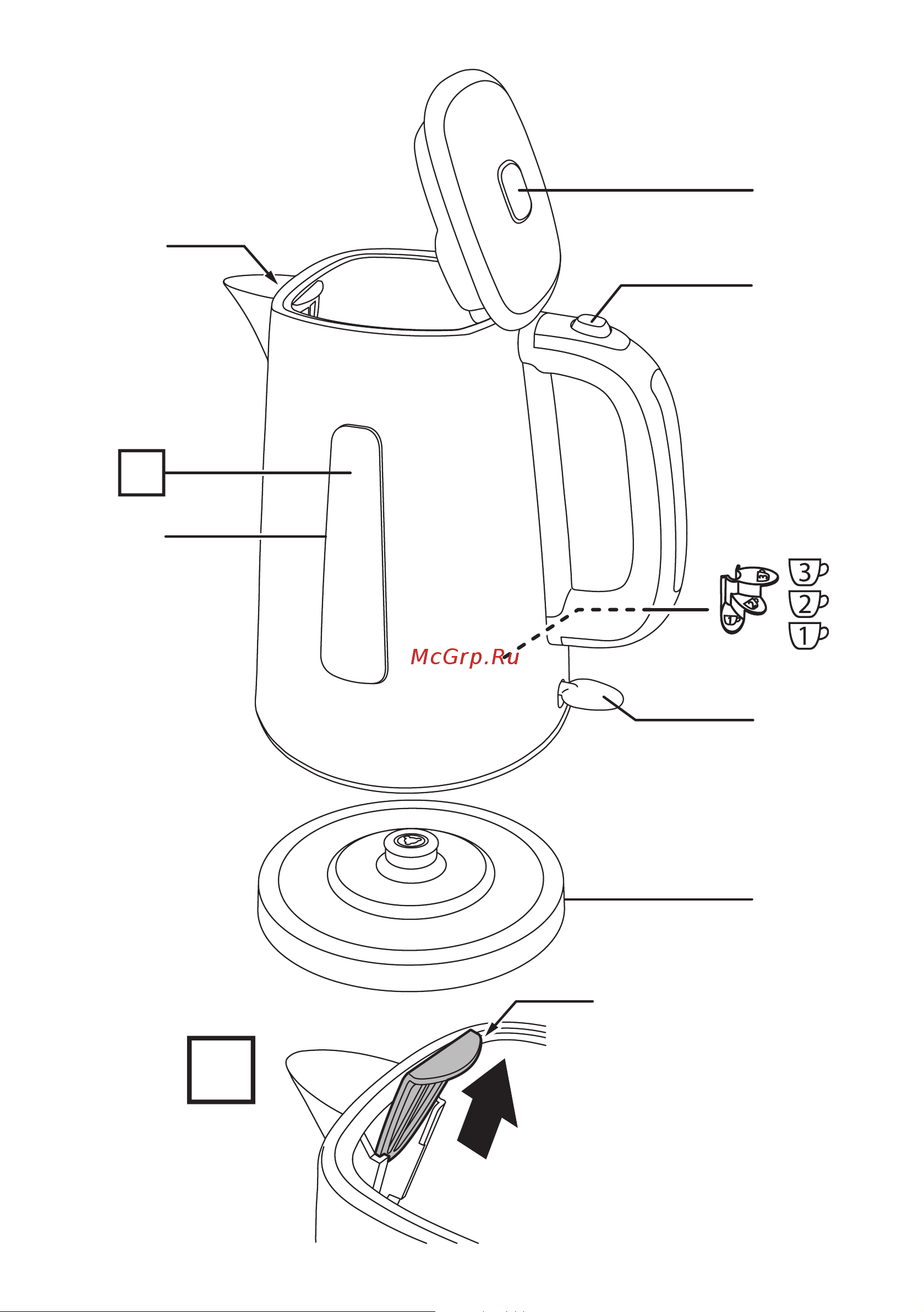 Russell Hobbs Luna Kettle 23211-70 Руководство по эксплуатации онлайн [2/48] 773142