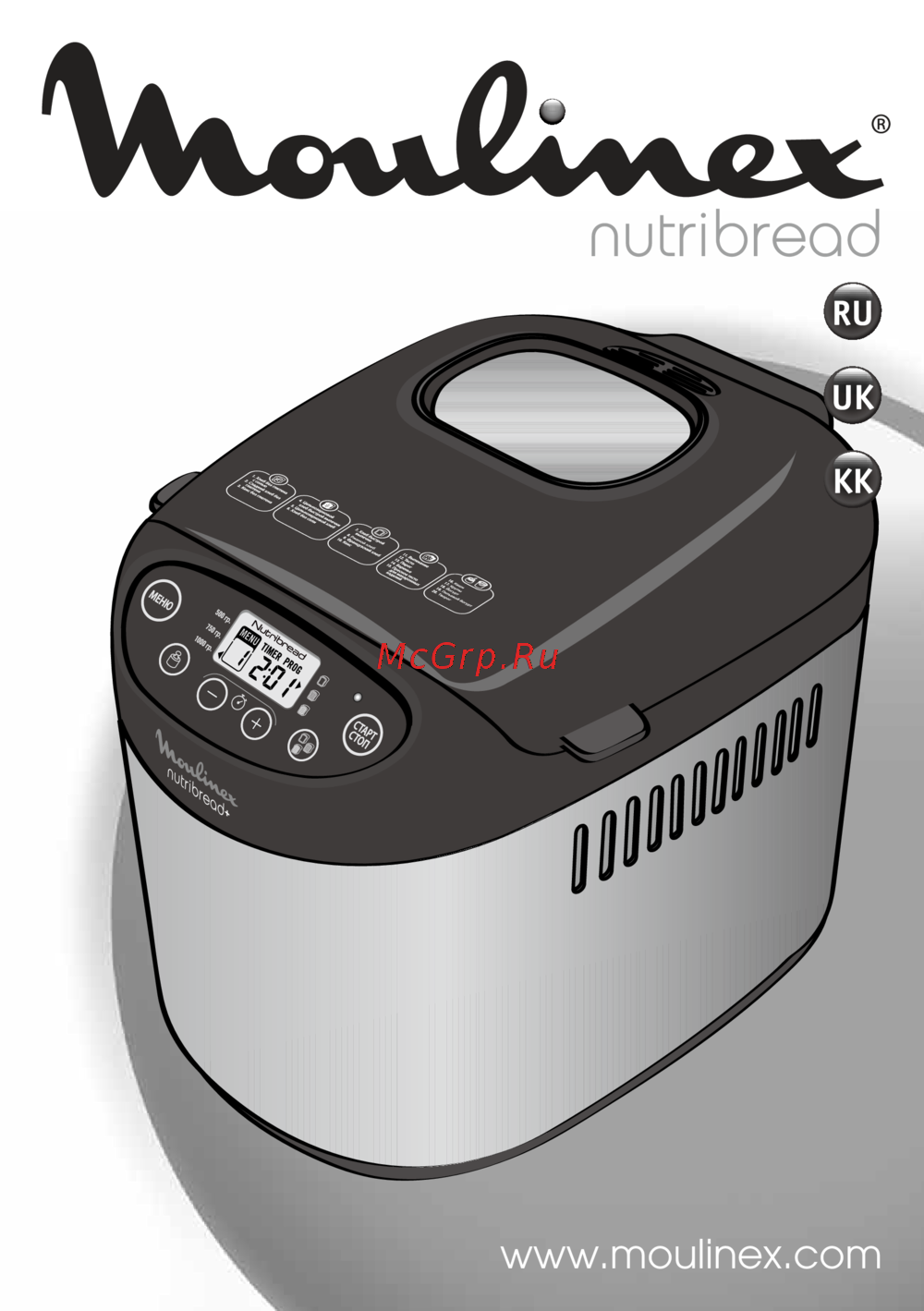 Moulinex OW312E32 Nutribread+ Руководство по эксплуатации