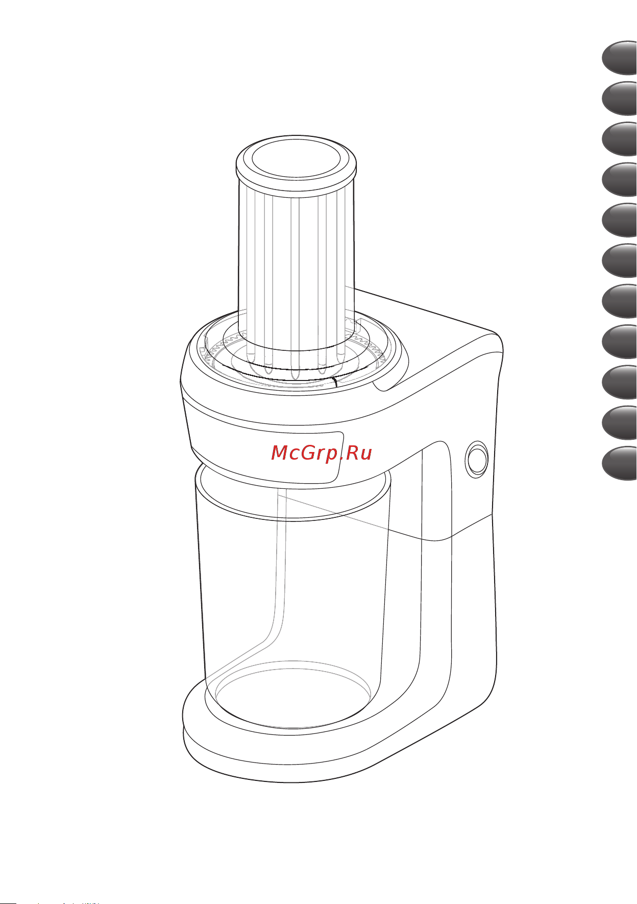 Moulinex DJ654110 Fresh Express Spiral Руководство по эксплуатации онлайн