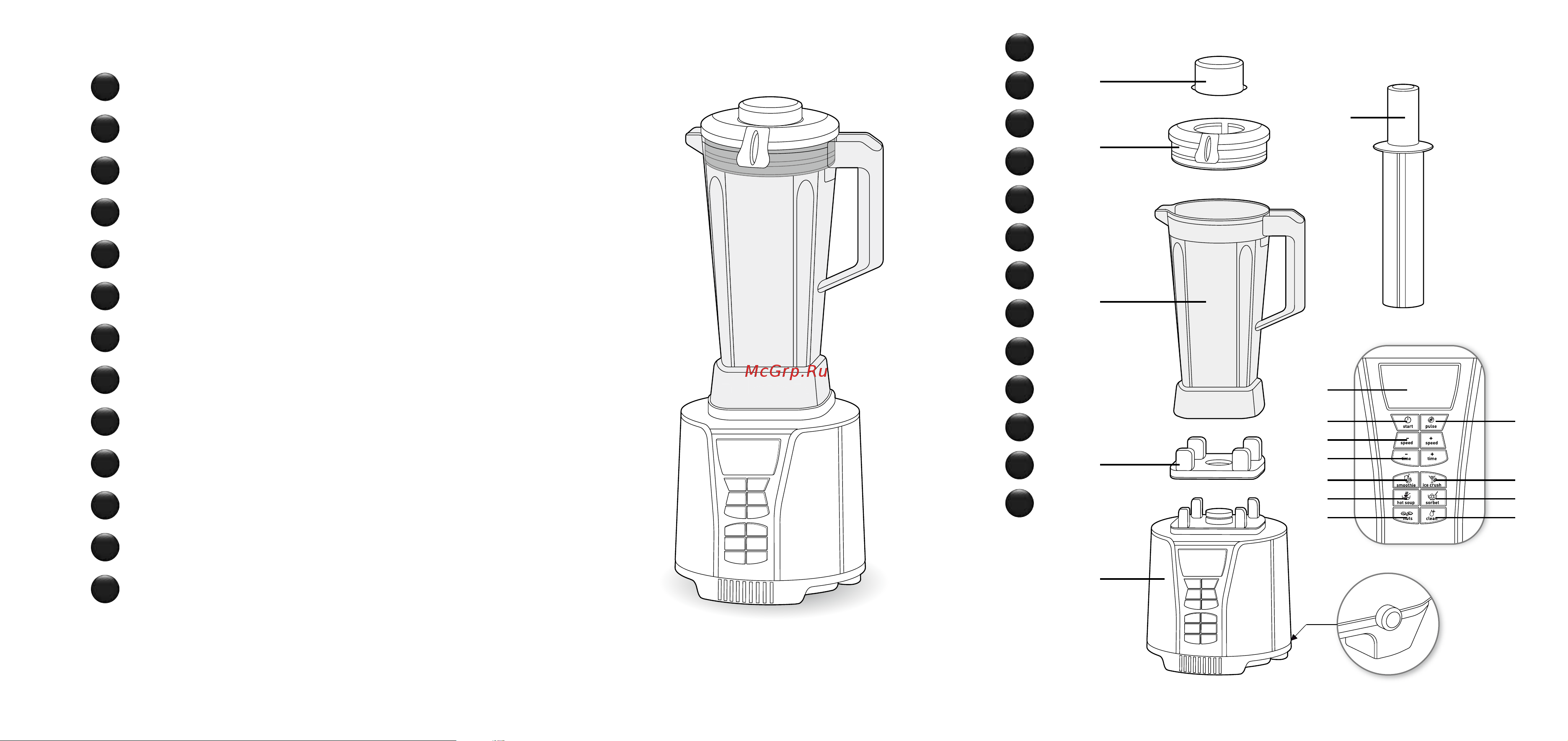 Moulinex Ultrablend LM936E10 Руководство по эксплуатации онлайн