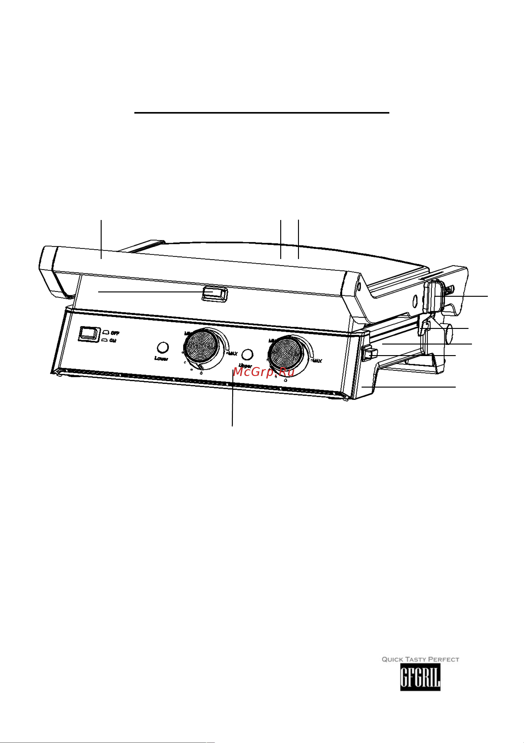 GFgril GF-165 Panini-Grill-Griddle Руководство по эксплуатации онлайн [5/12] 773207