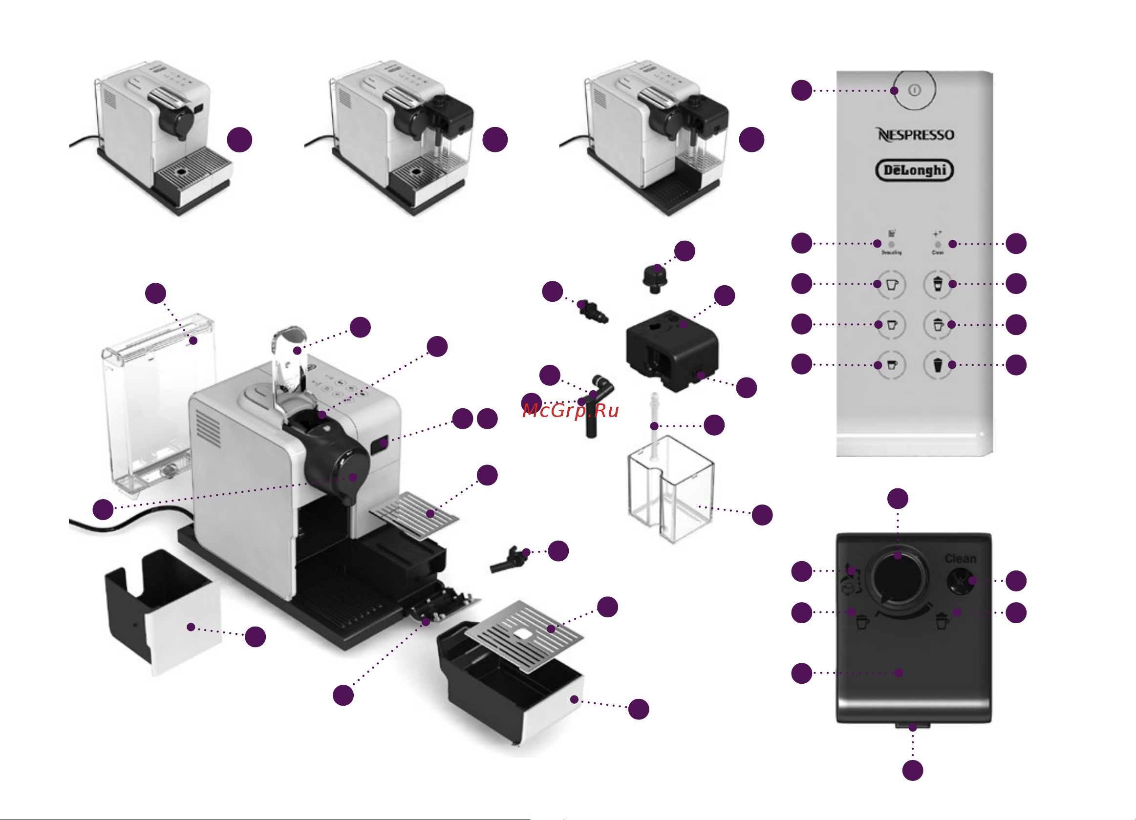 Delonghi EN 550.W Lattissima Touch Руководство по эксплуатации онлайн [3/36] 773213