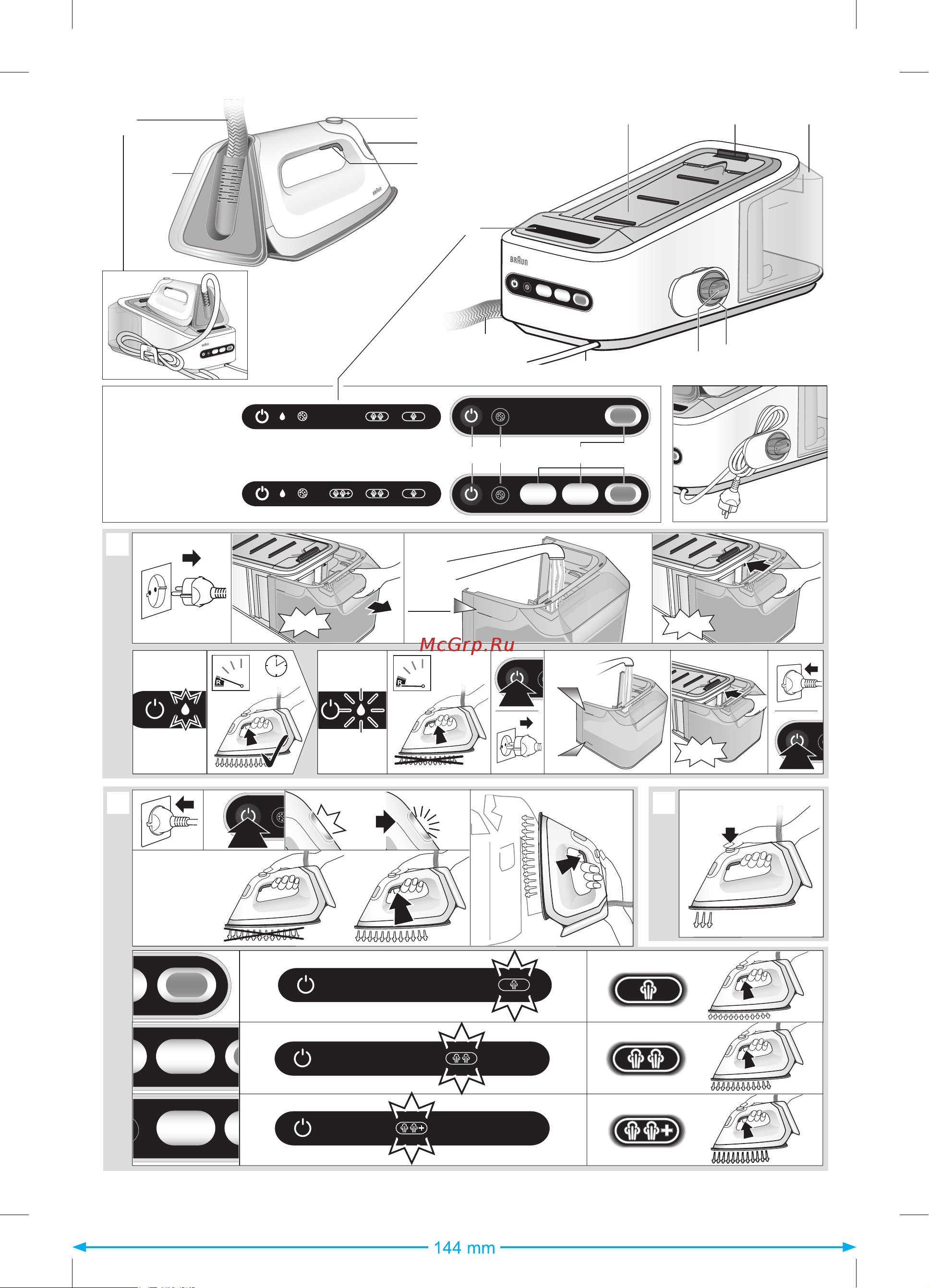 Braun CareStyle 7 Pro IS7055 [2/8] Water reservoir guide