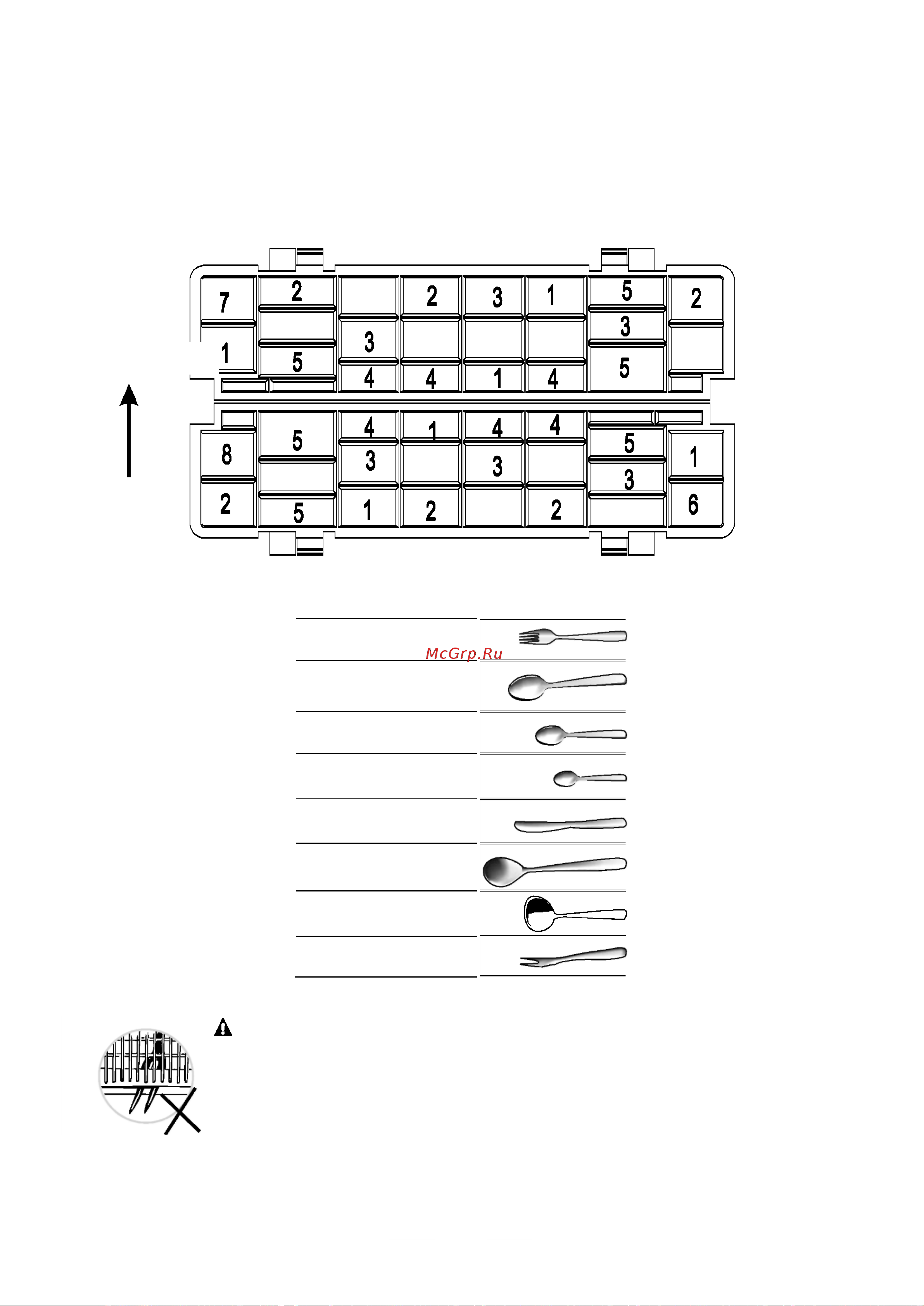 Beko DTC 36610W [17/58] Корзина для кухонных приборов