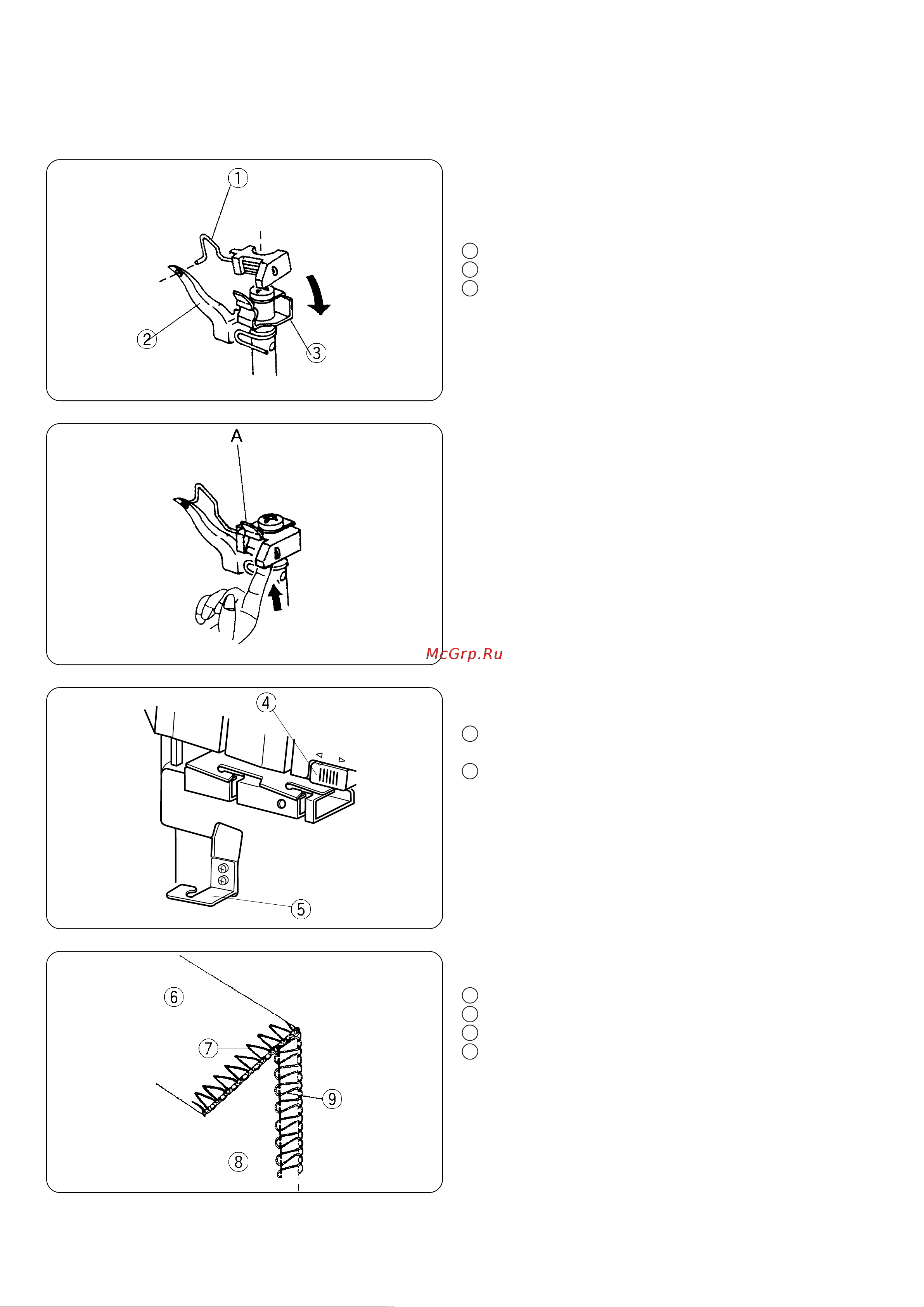 Janome My Lock 714 [17/48] Работа с двухниточным стежком