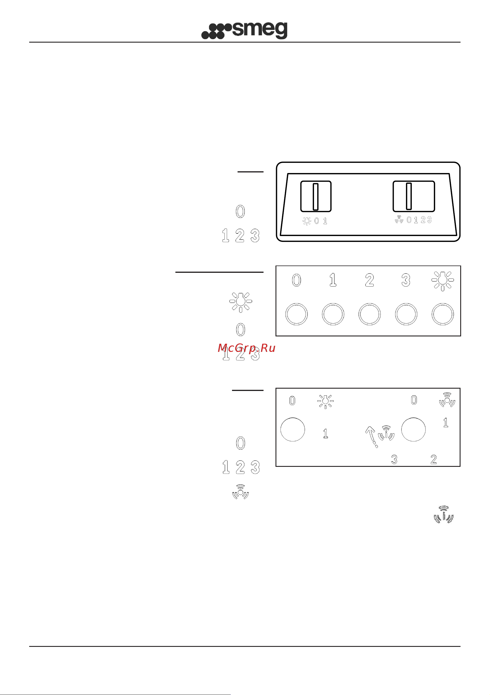 Smeg KS905NXE2 [28/153] مكحتلا ةعومجم