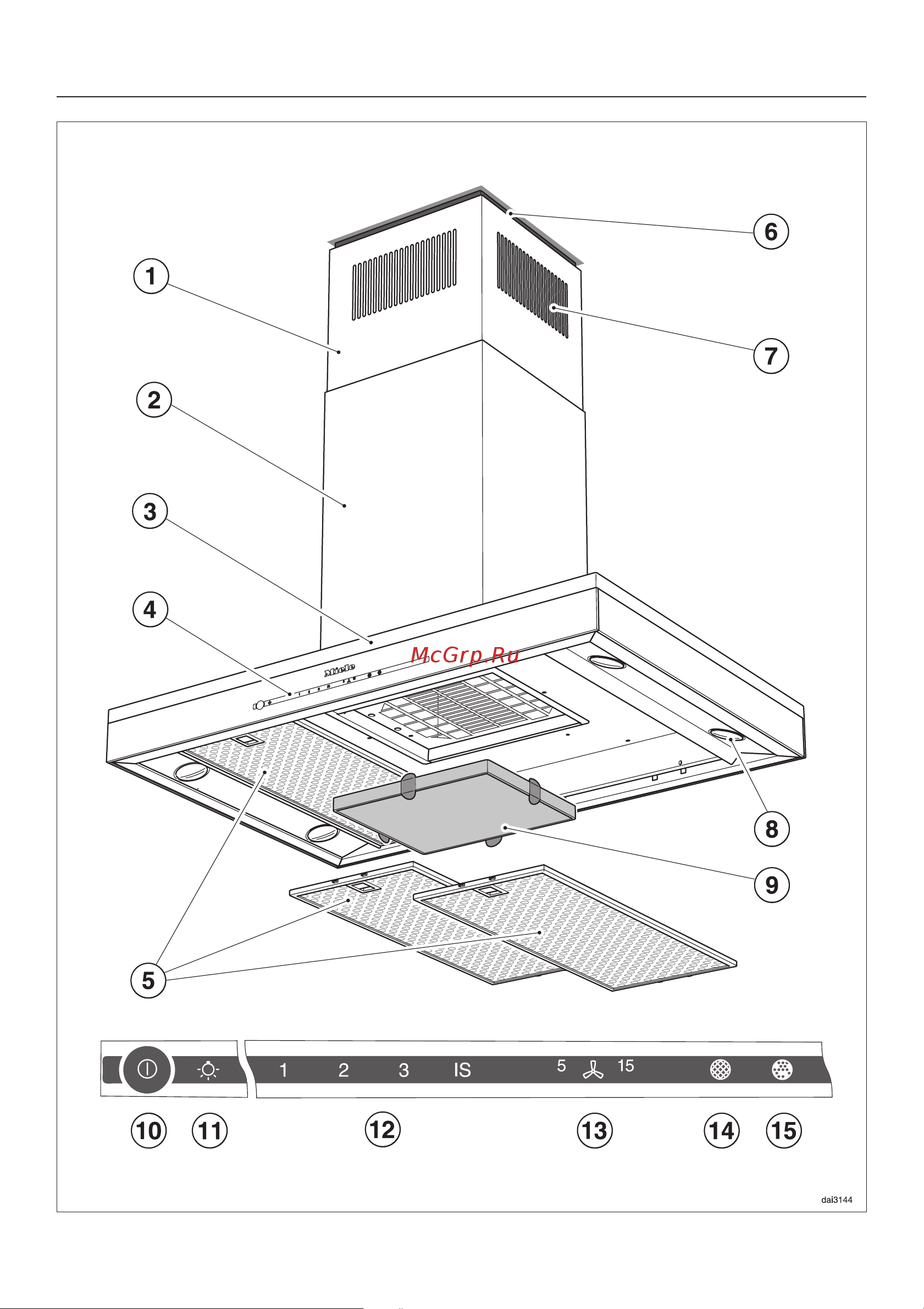 Miele DA6690D EDST Руководство по эксплуатации онлайн [14/56] 773479