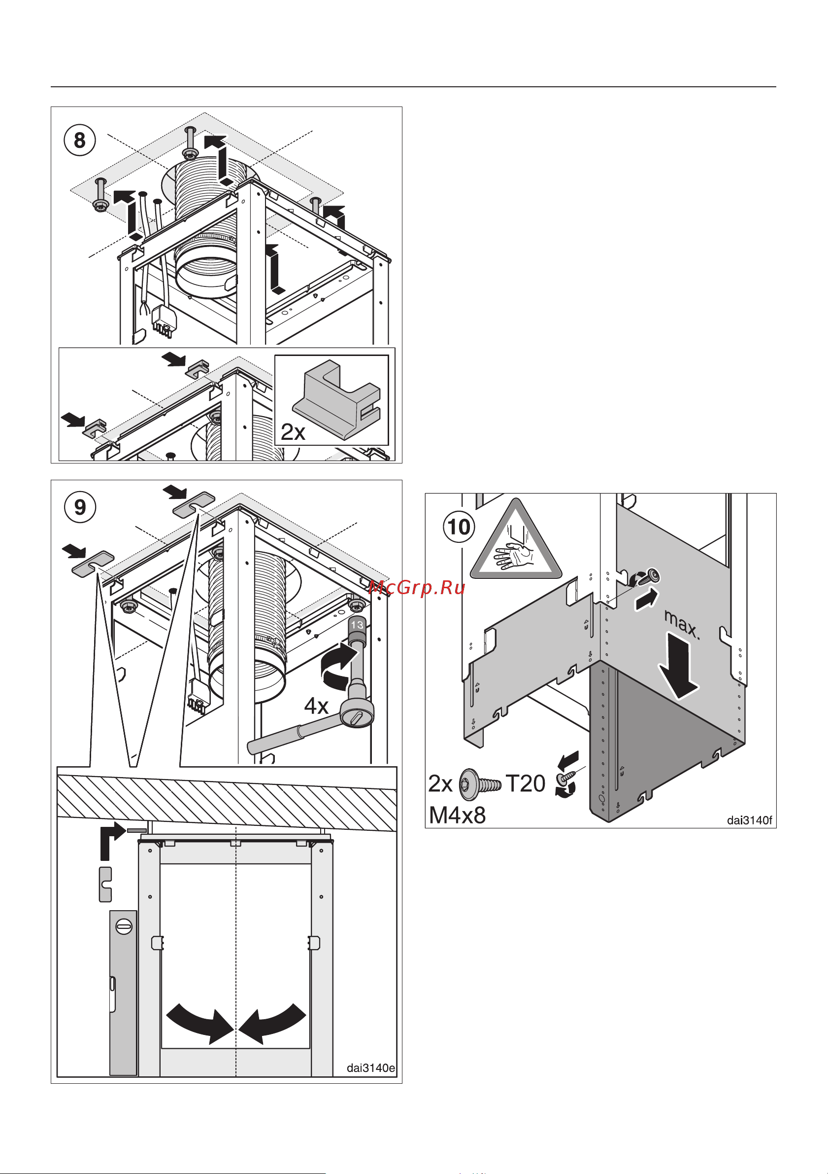 Miele DA6690D EDST [36/56] Ìîíòàæ