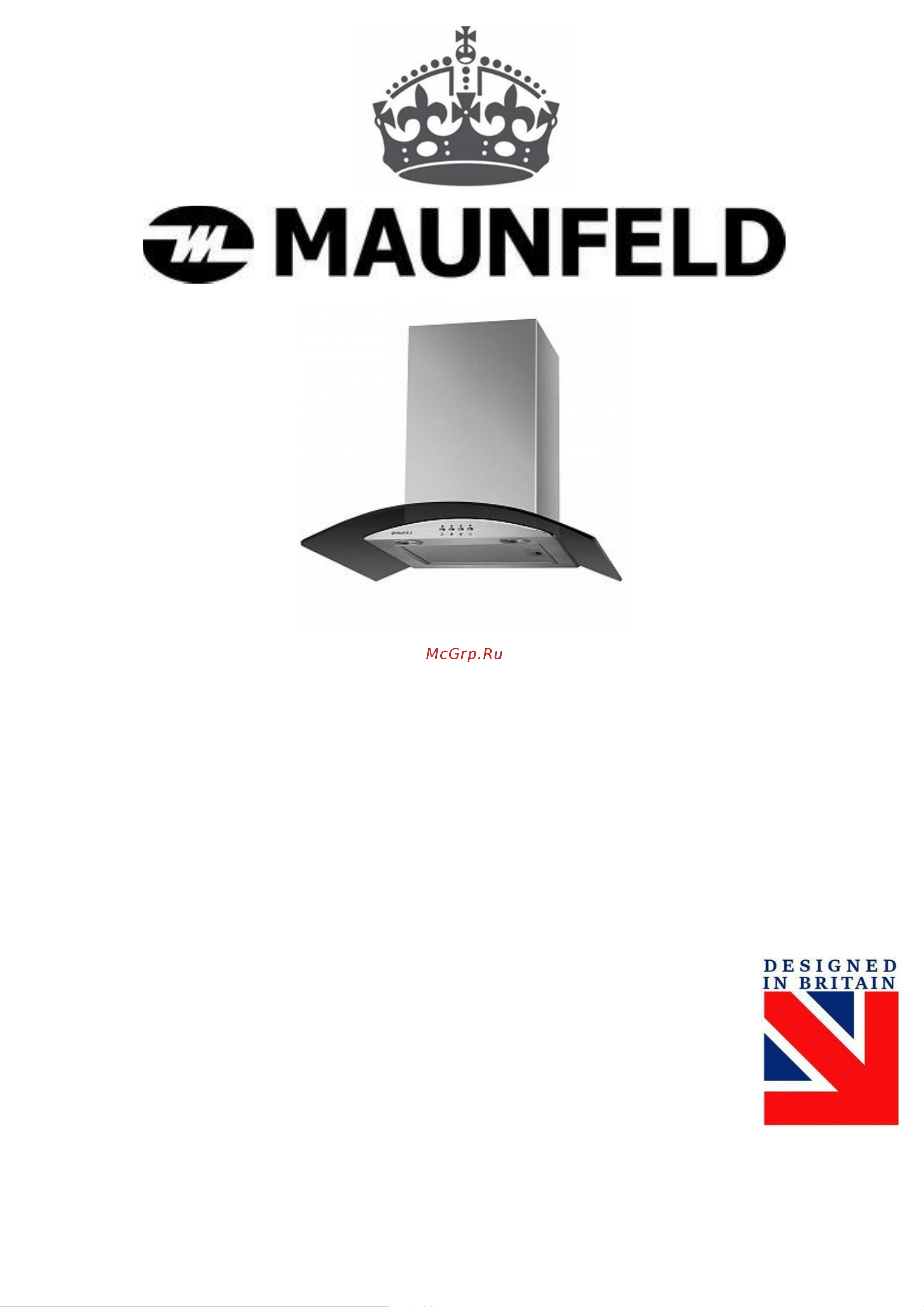 Maunfeld ANCONA PLUS 90 GLASS Transparent Руководство по эксплуатации онлайн